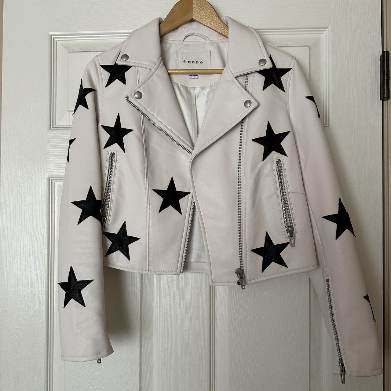 Blank nyc star leather jacket best sale