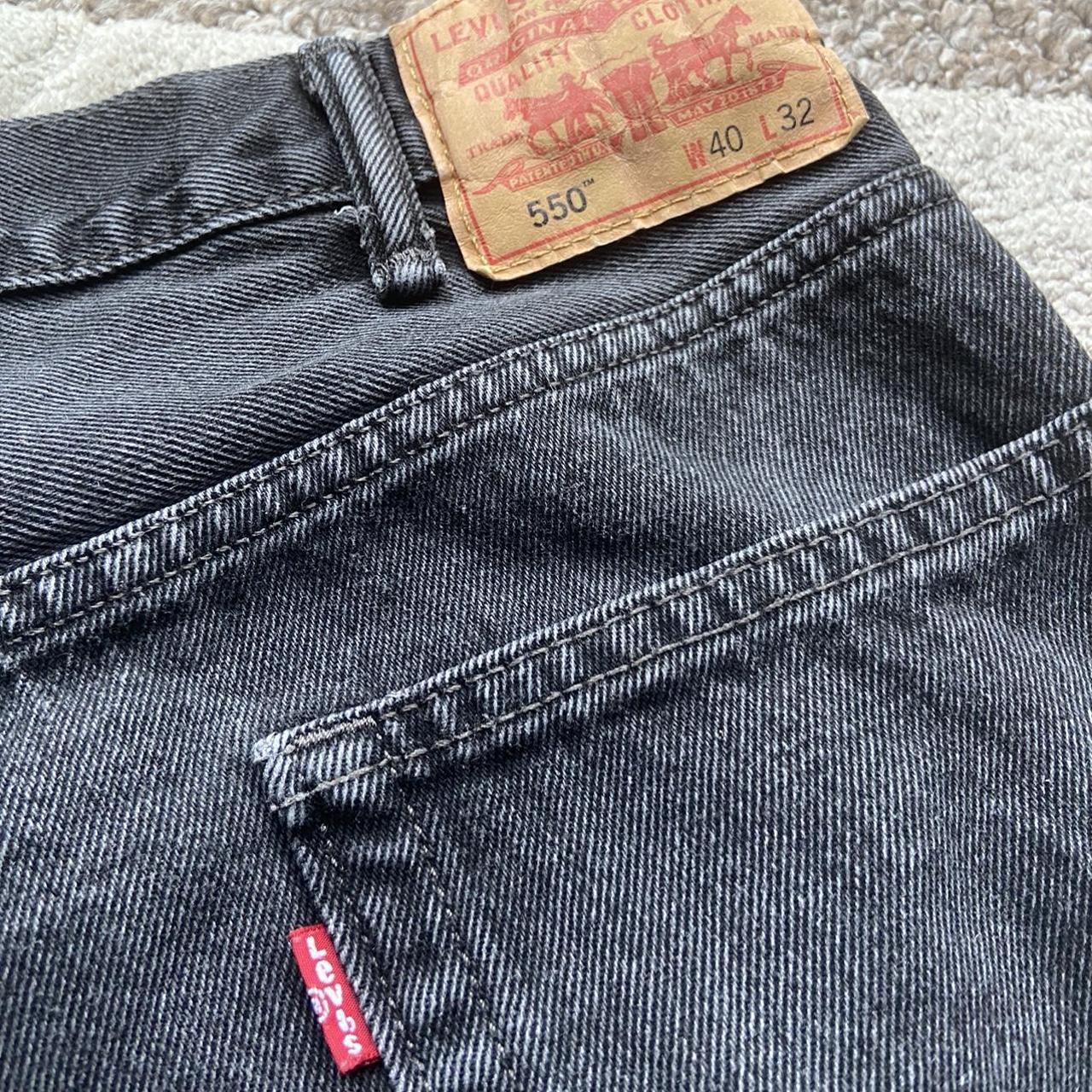 Levi's Men's Black and Grey Jeans | Depop