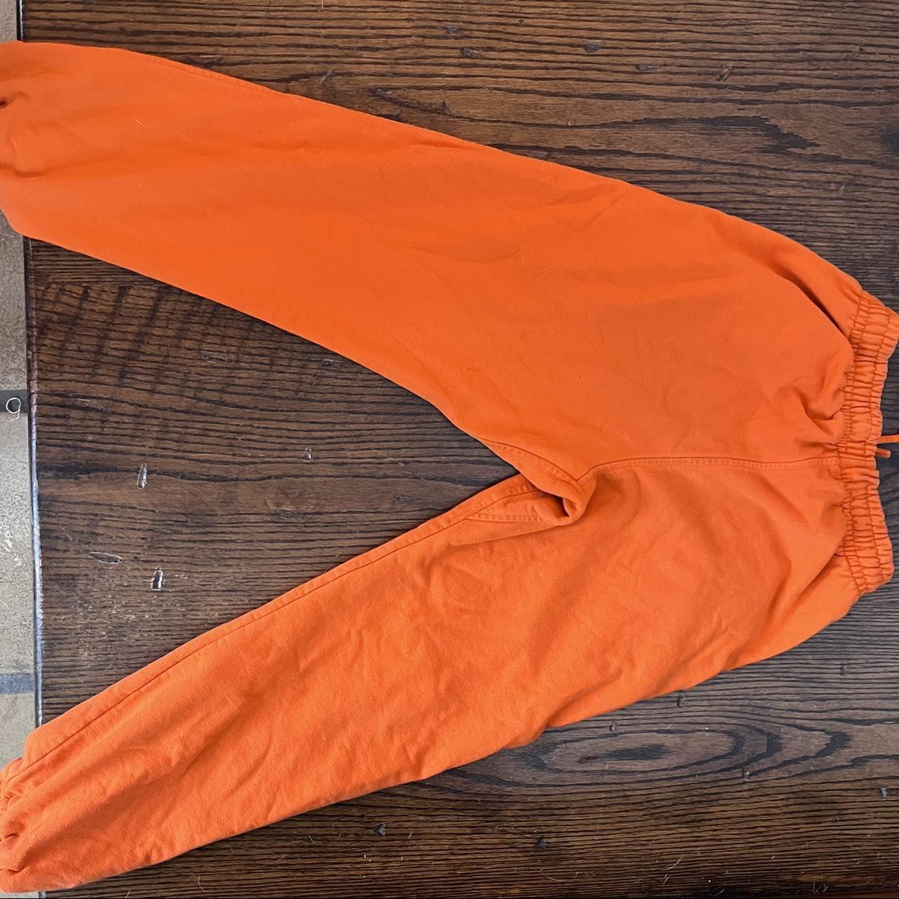 1970s #53 Orange Crush Denver Broncos Sweatpants - Depop