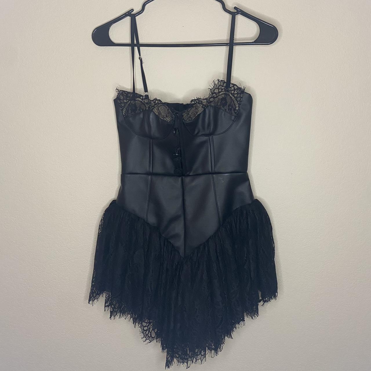 The dolls house black dress super pretty no flaws in... Depop