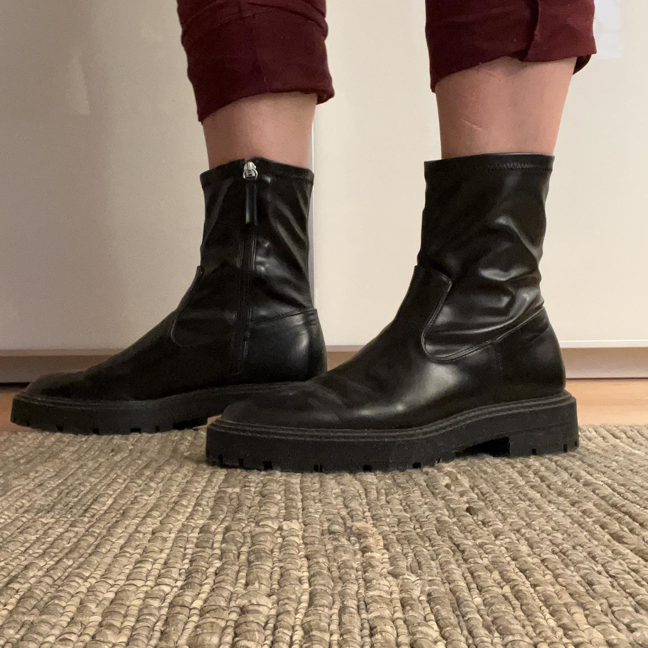 zara lug sole boot