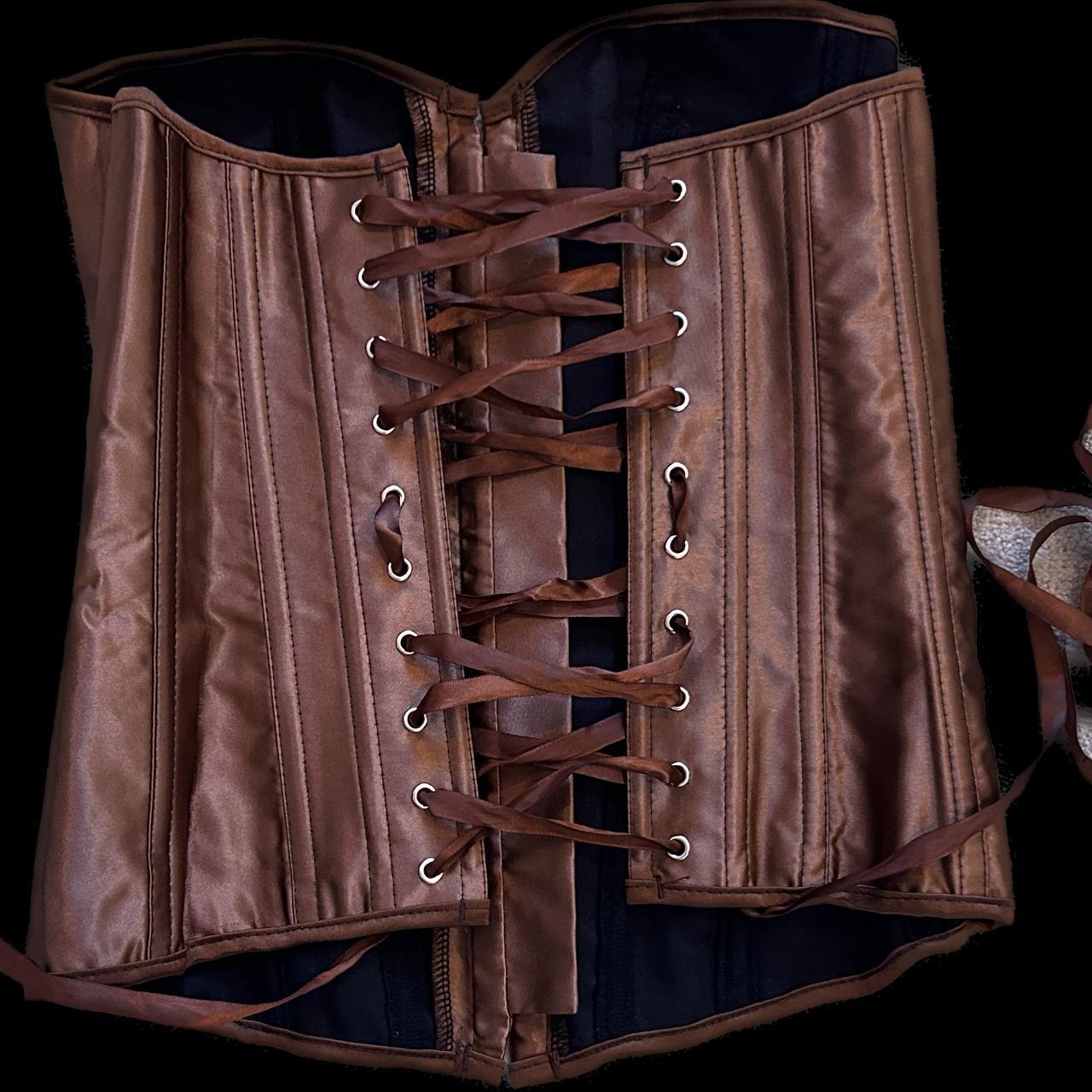 brown amazon bought corset, size S, runs small but... Depop
