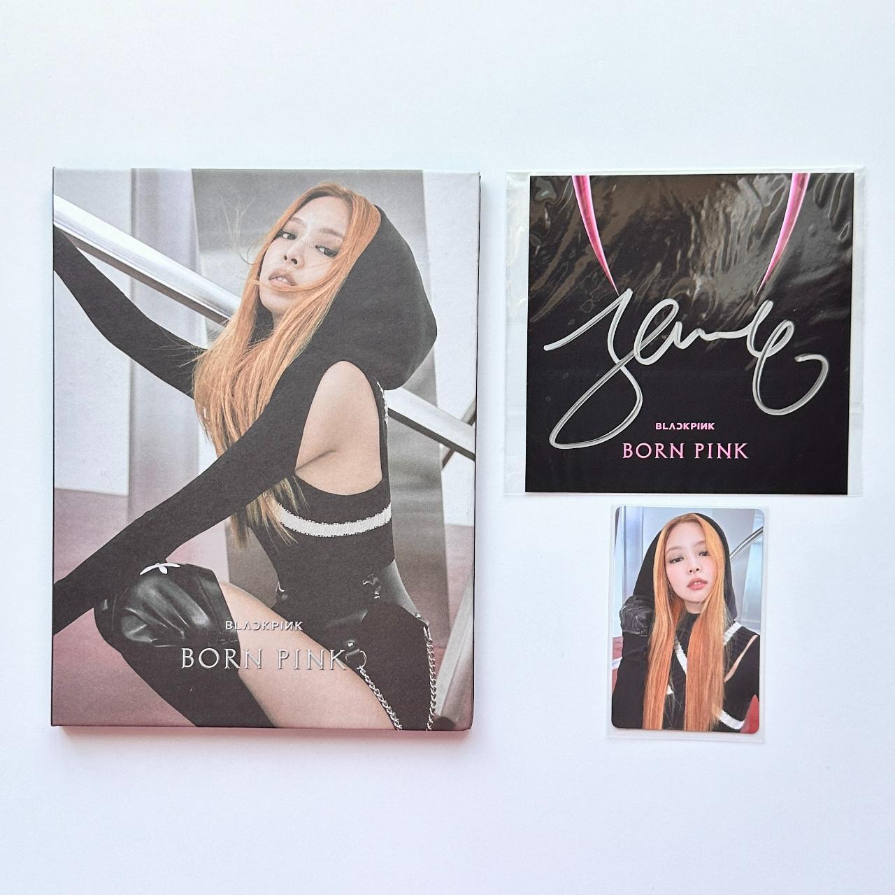 BLACKPINK Born Pink Jennie signed cover hotsell digipack