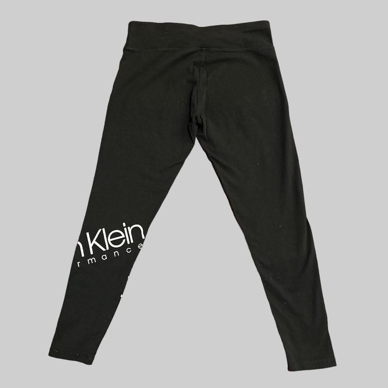 Calvin Klein Sportswear Women's Black Leggings Depop