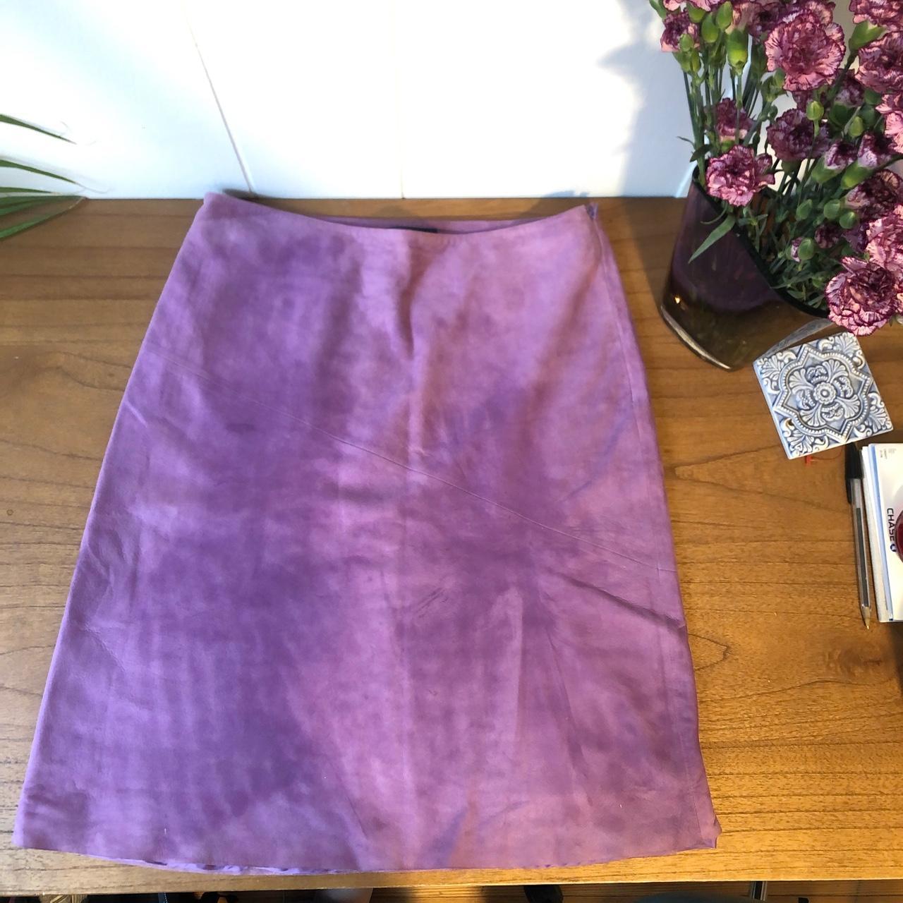 Ann Taylor Womens Purple Skirt Depop