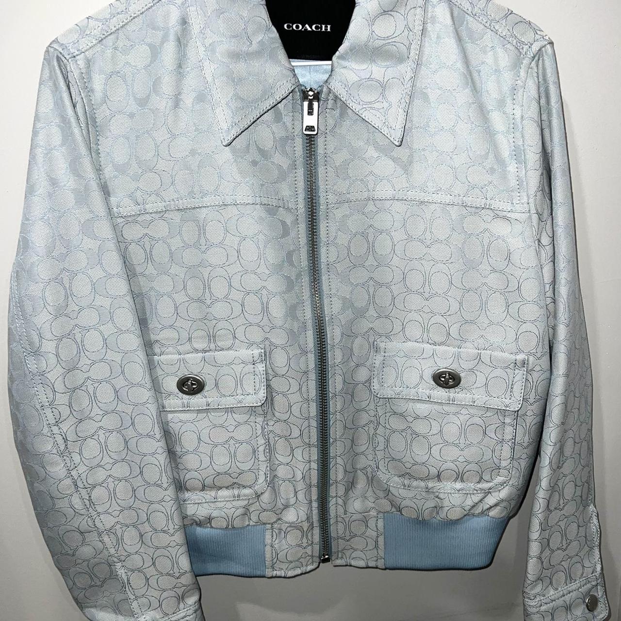 Authentic Louis Vuitton pale blue cotton button-down - Depop