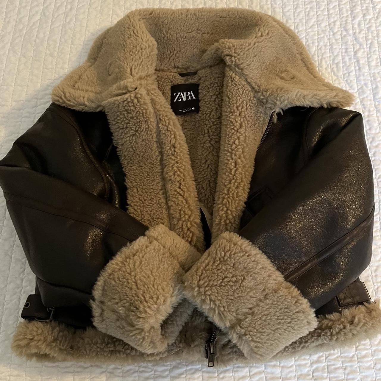 Zara Women's Brown Jacket | Depop