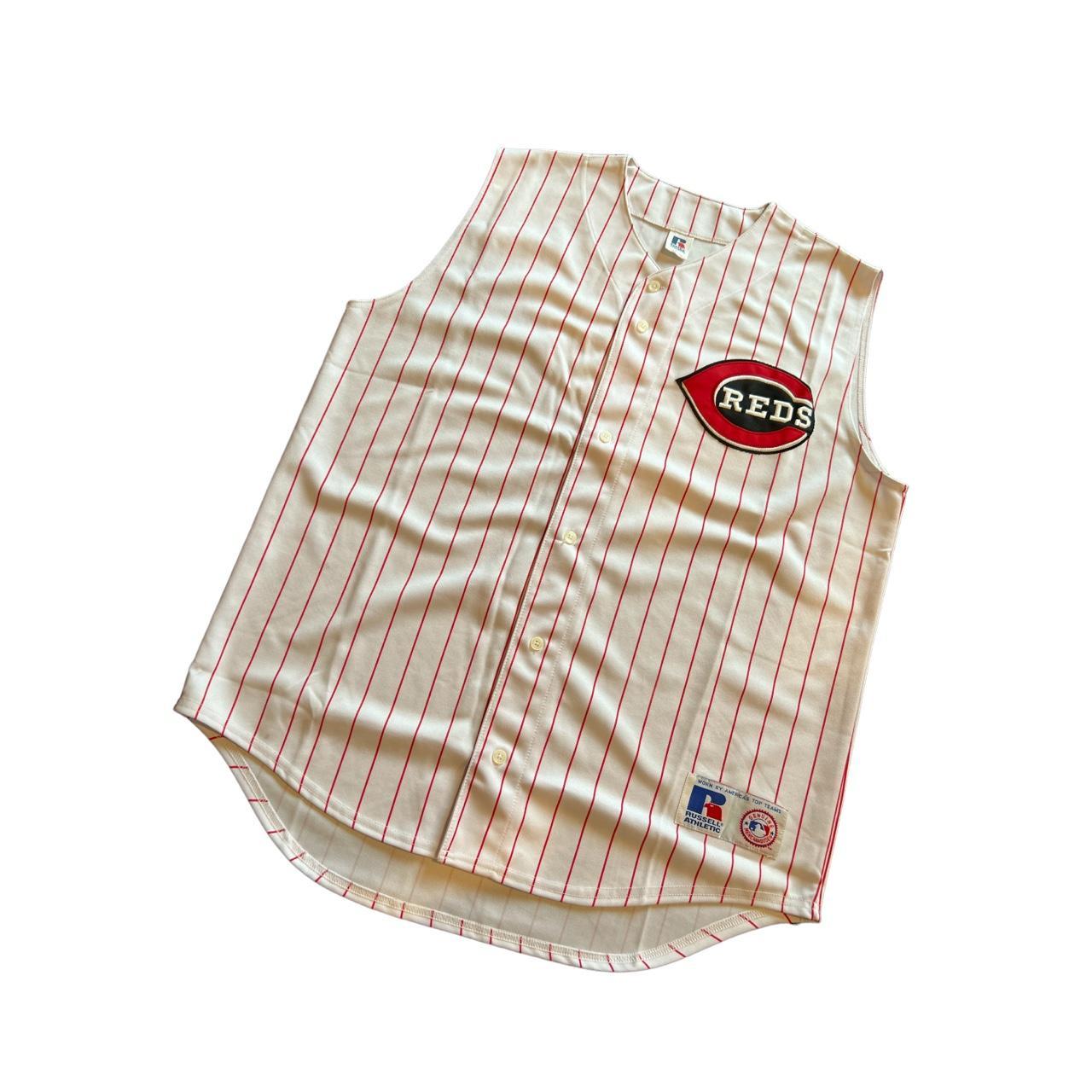 vintage Russell athletic Cincinnati reds MLB major - Depop