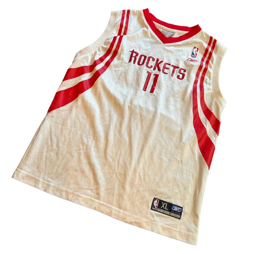 Retro Houston Rockets Yao Ming Jersey Reebok Size: - Depop