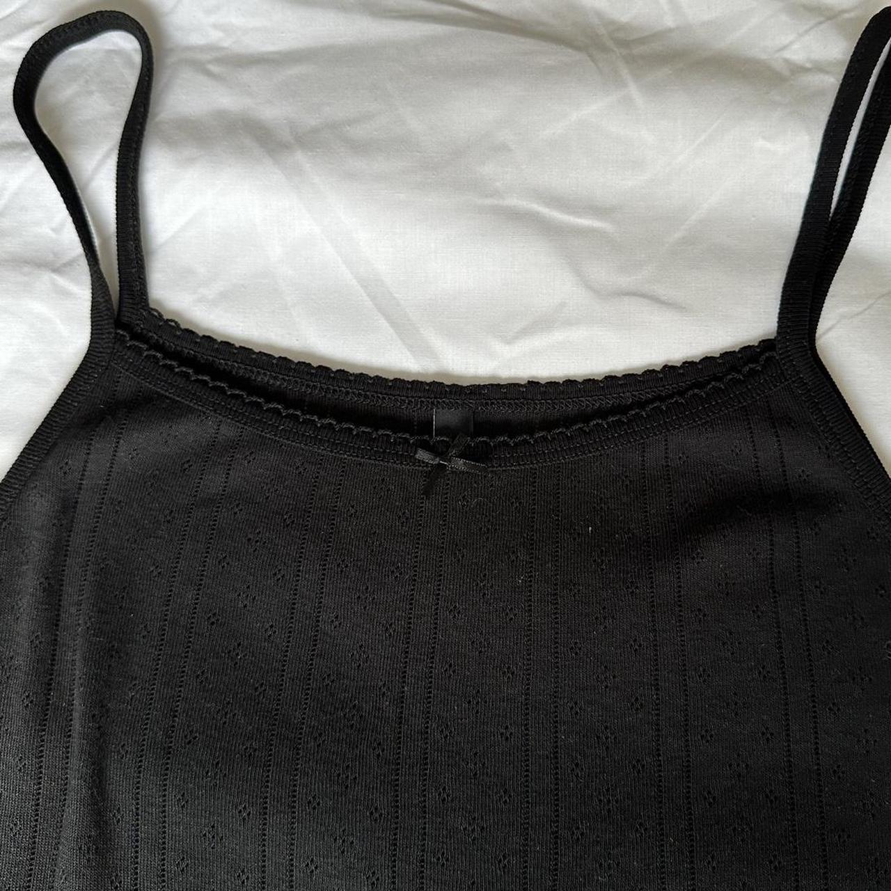 Coucou intimates - picot dress in black size M Worn... - Depop