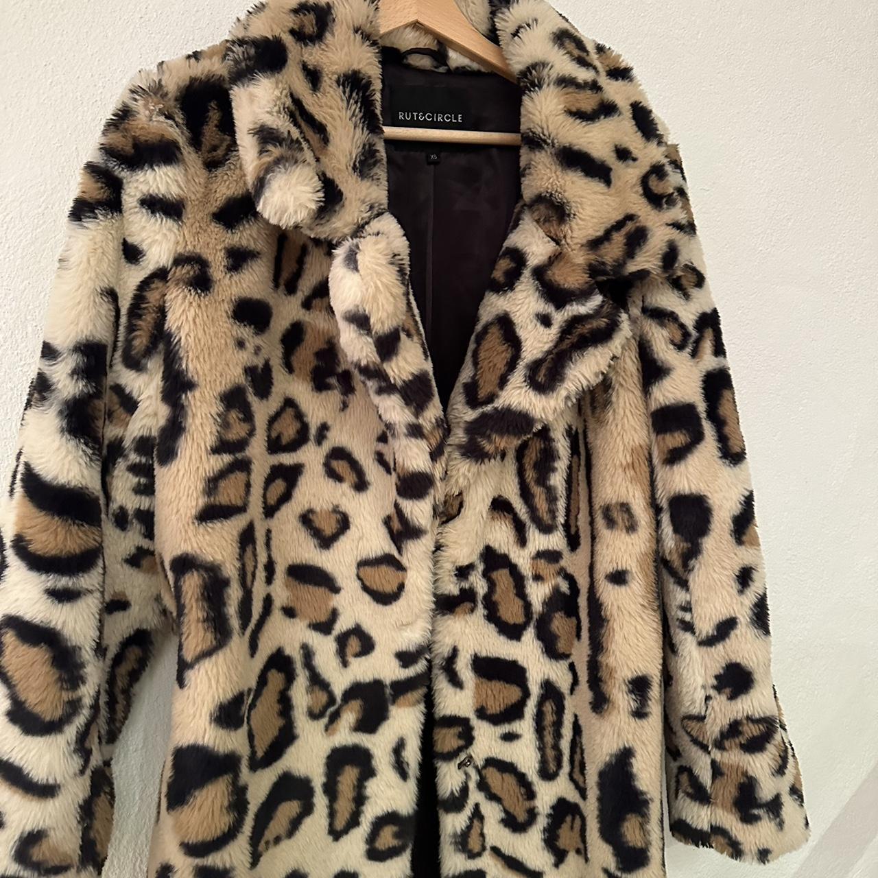 Rut and clearance circle leopard coat