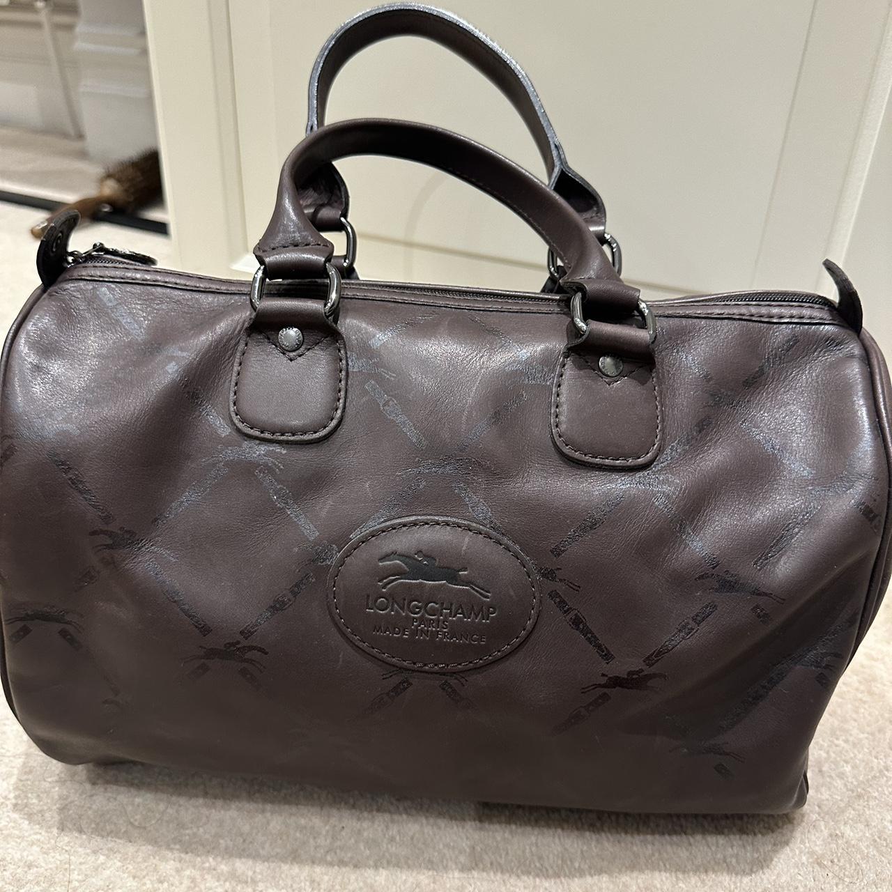 Longchamp Speedy bag in full lambs leather Brown - Depop