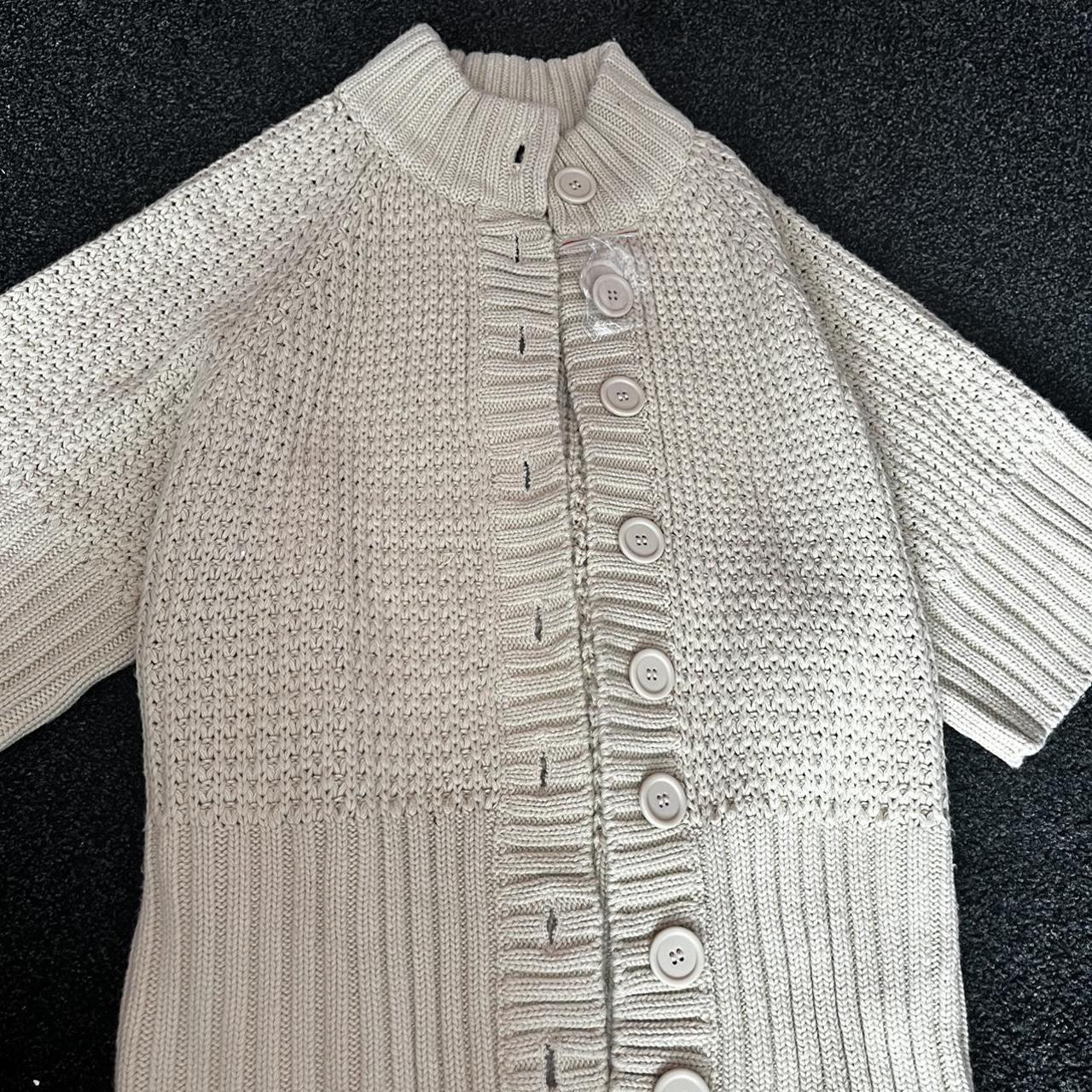 Chunky knit cream cardigan, never worn this, perfect... - Depop