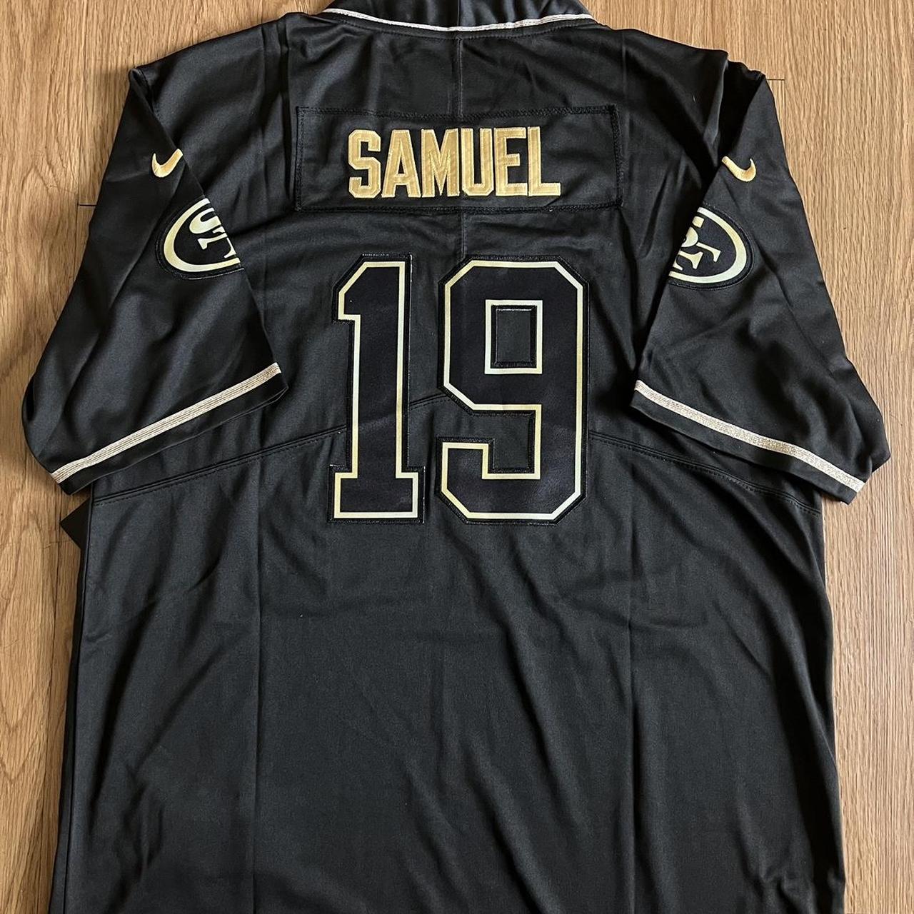 Deebo Samuel 49ers Men stitched Jersey White / Black / Red / Gold