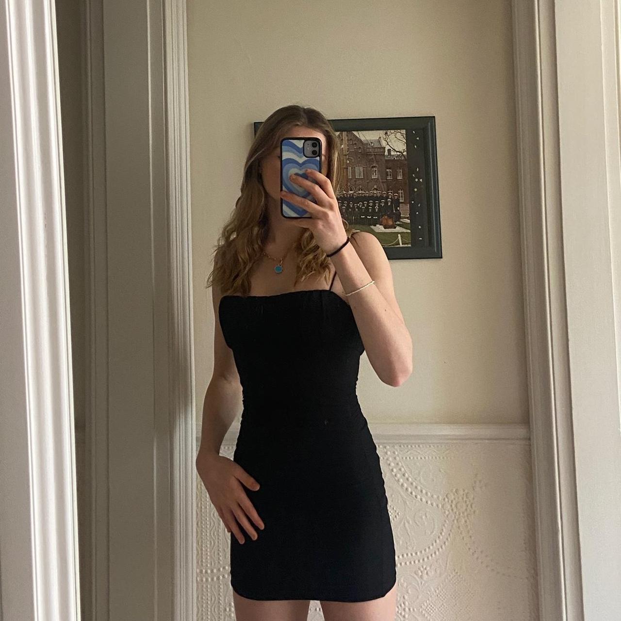 Stunning black princess polly dress Worn once... Depop