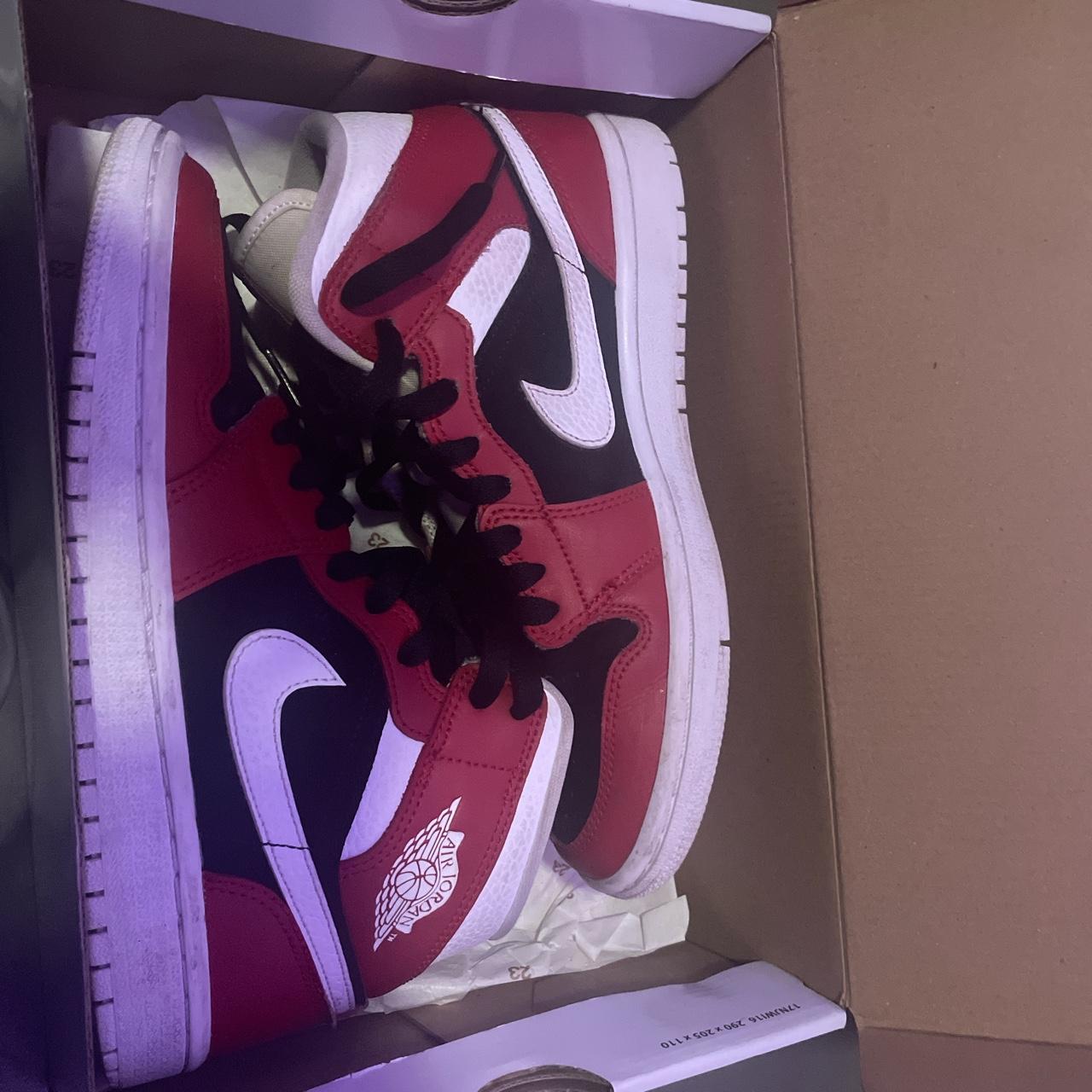 bright red jordans