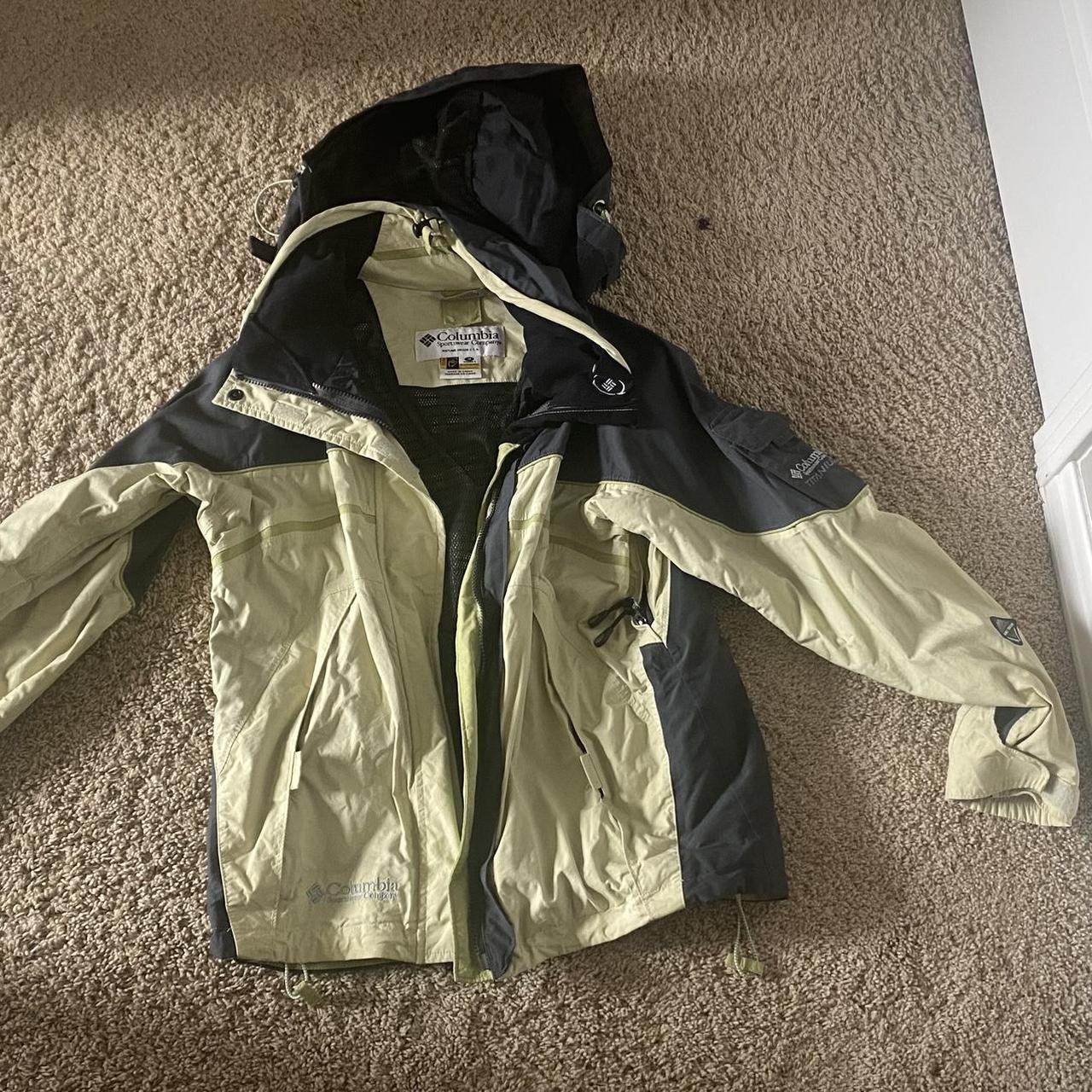 Columbia titanium rain jacket - Depop