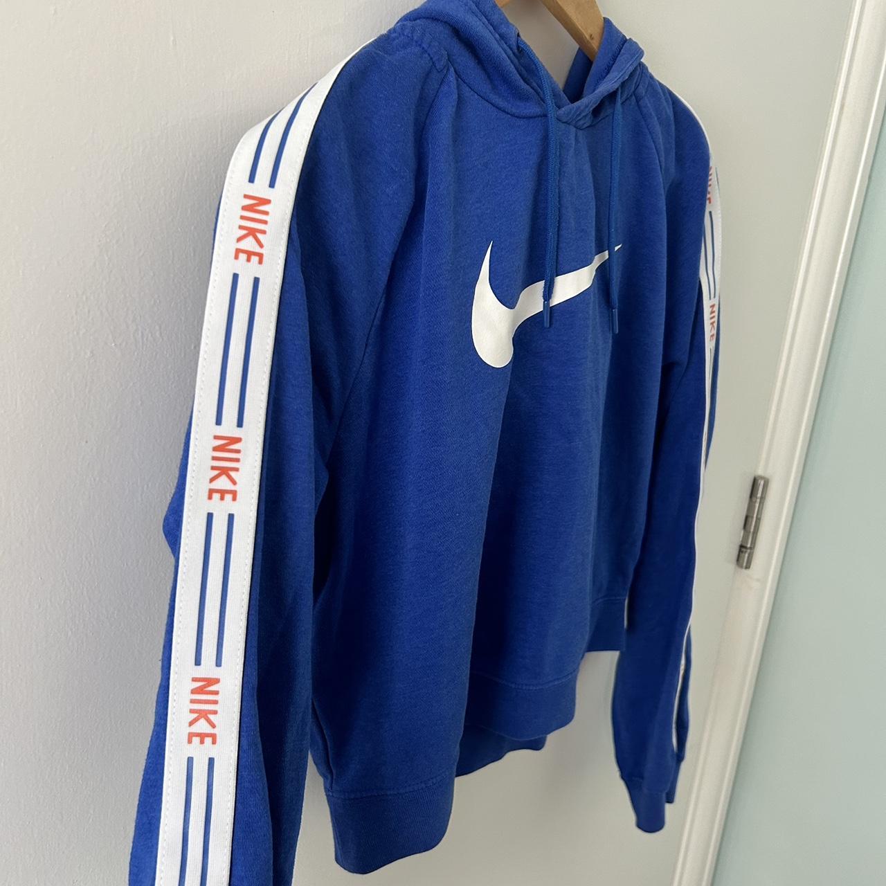 royal blue and black nike hoodie