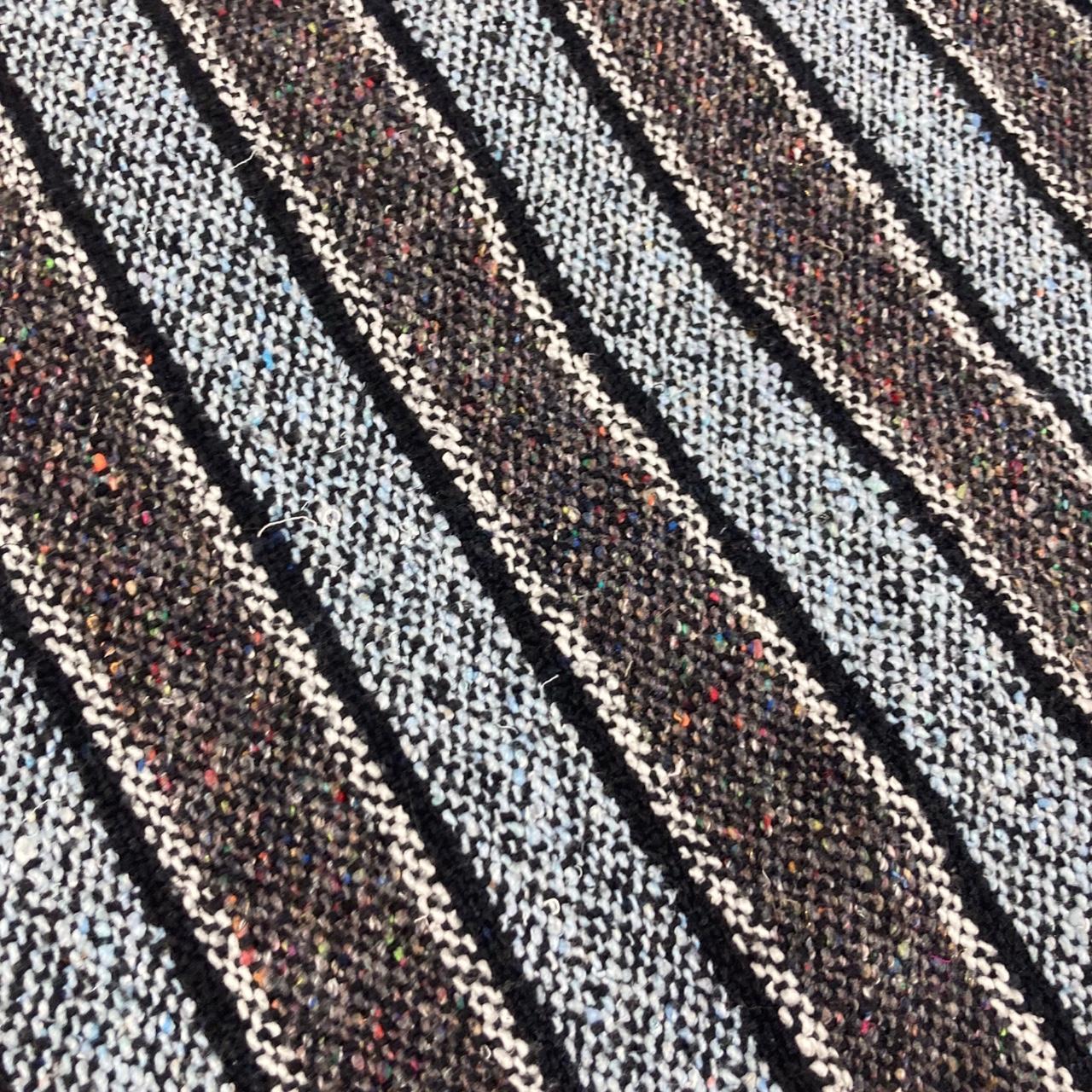 Unisex Baby Blue and gray hippie drug rug In very... Depop