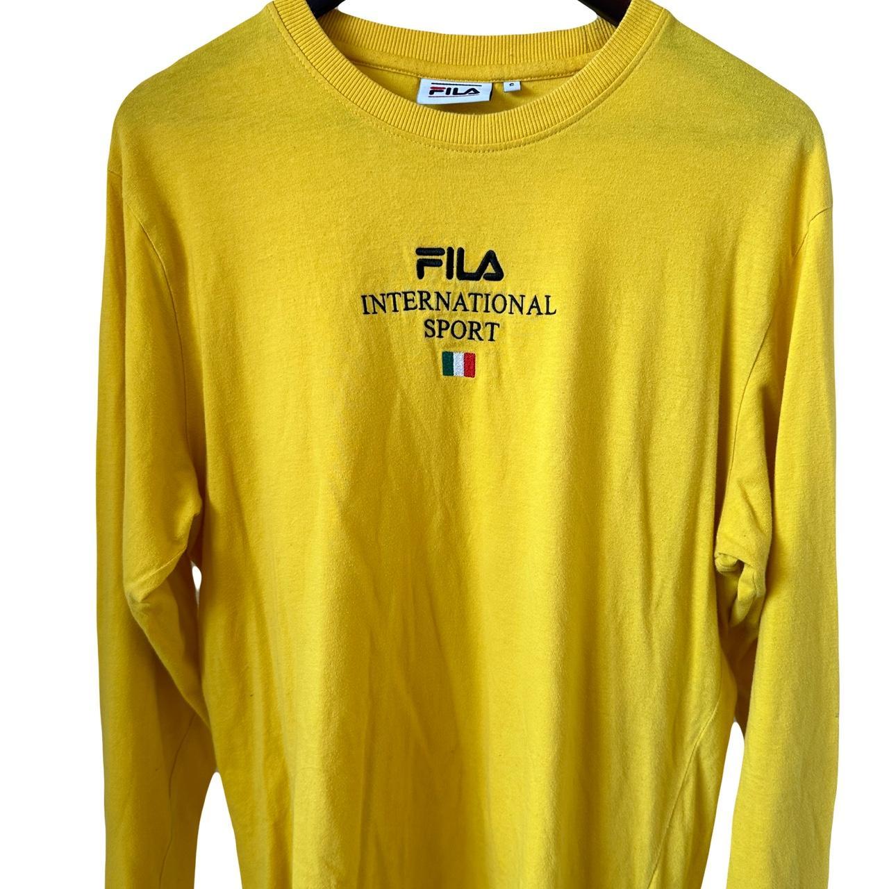 Fila shirt yellow fashion