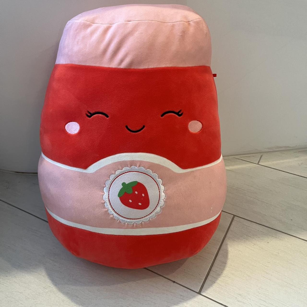 Squishmallows Janna the Strawberry Jam Pink Depop