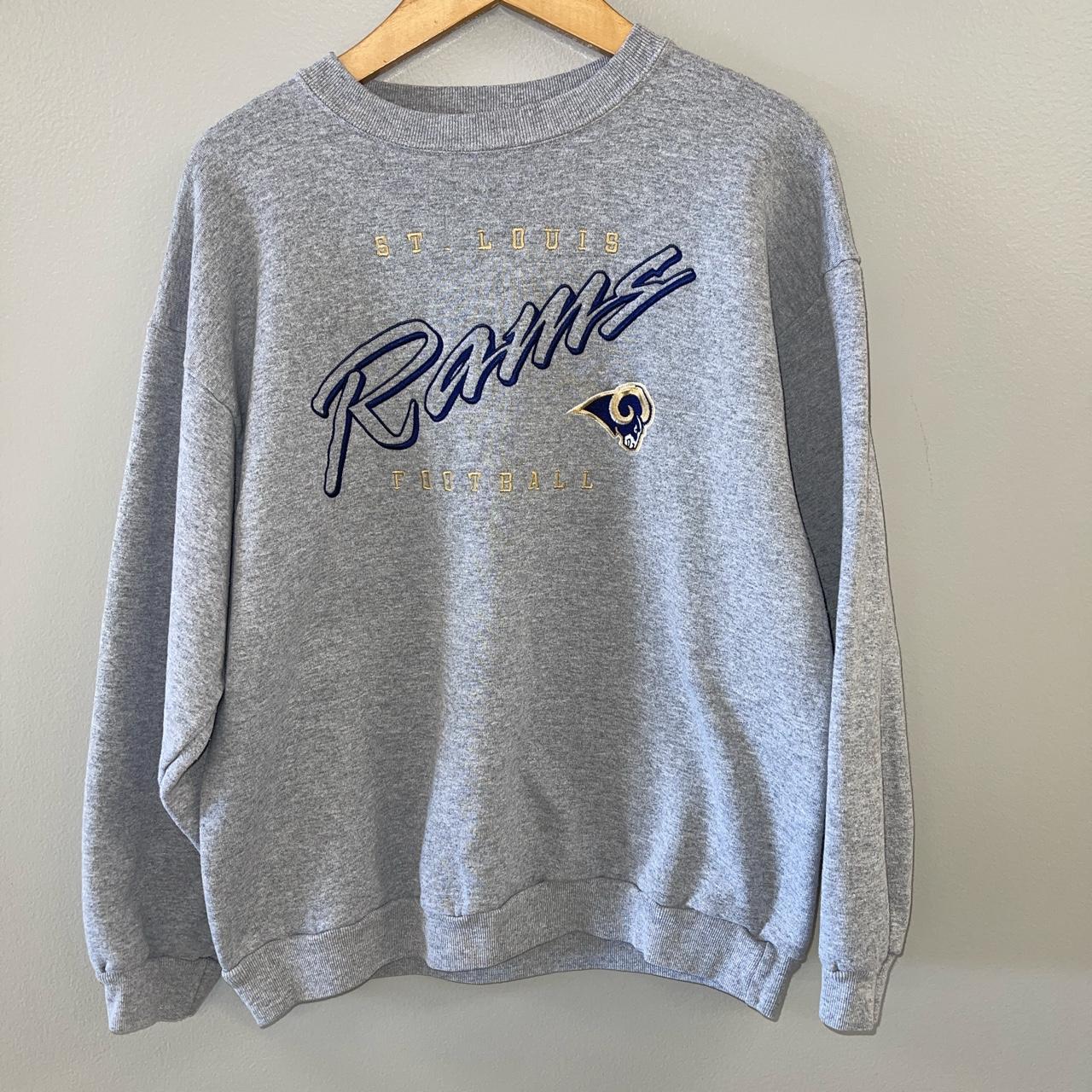 Vintage NFL St. Louis Rams 1990s crewneck sweatshirt - Depop