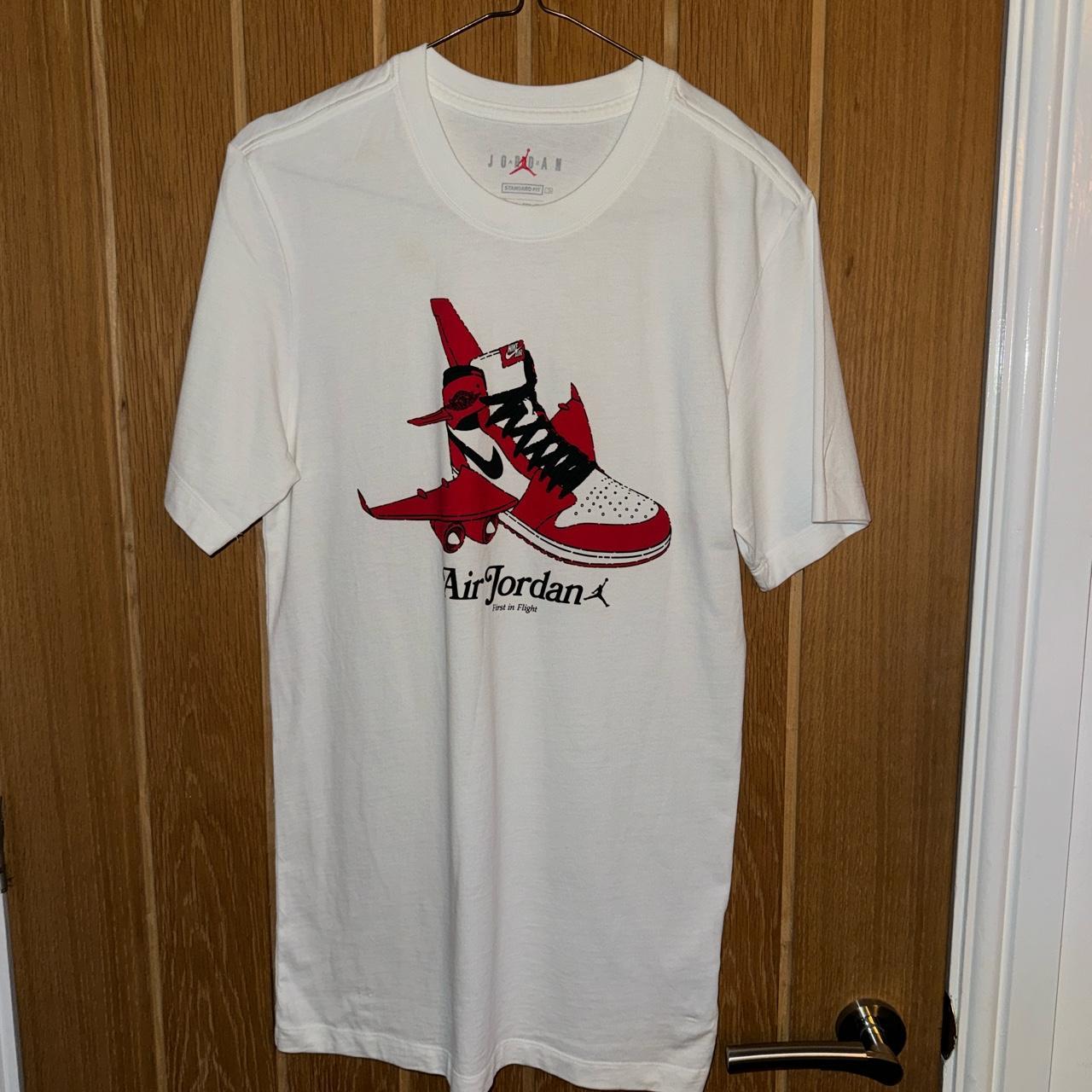 Men's Nike Air Jordan T-Shirt Worn once, perfect... - Depop