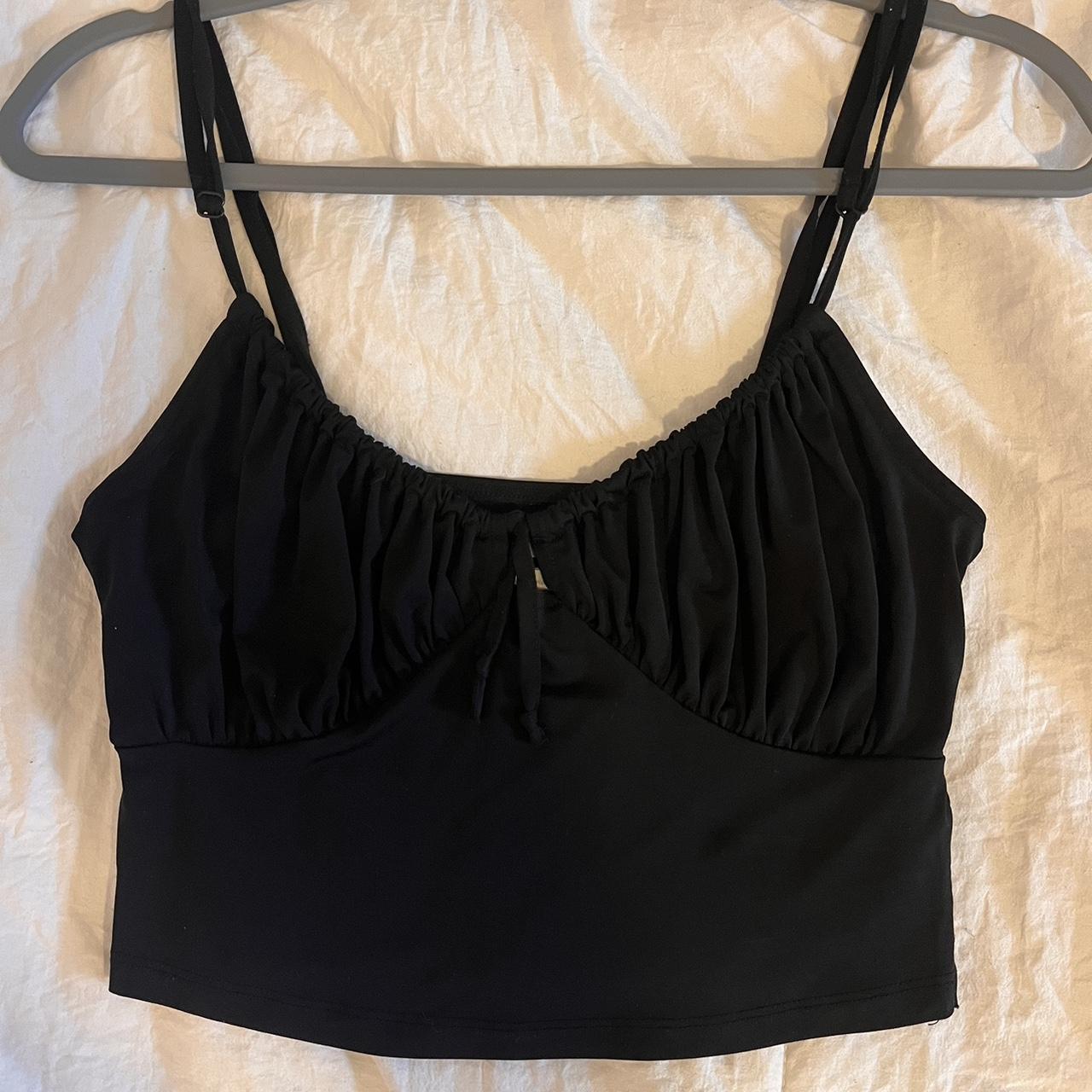 Urban Outfitters Women's Black Vest | Depop