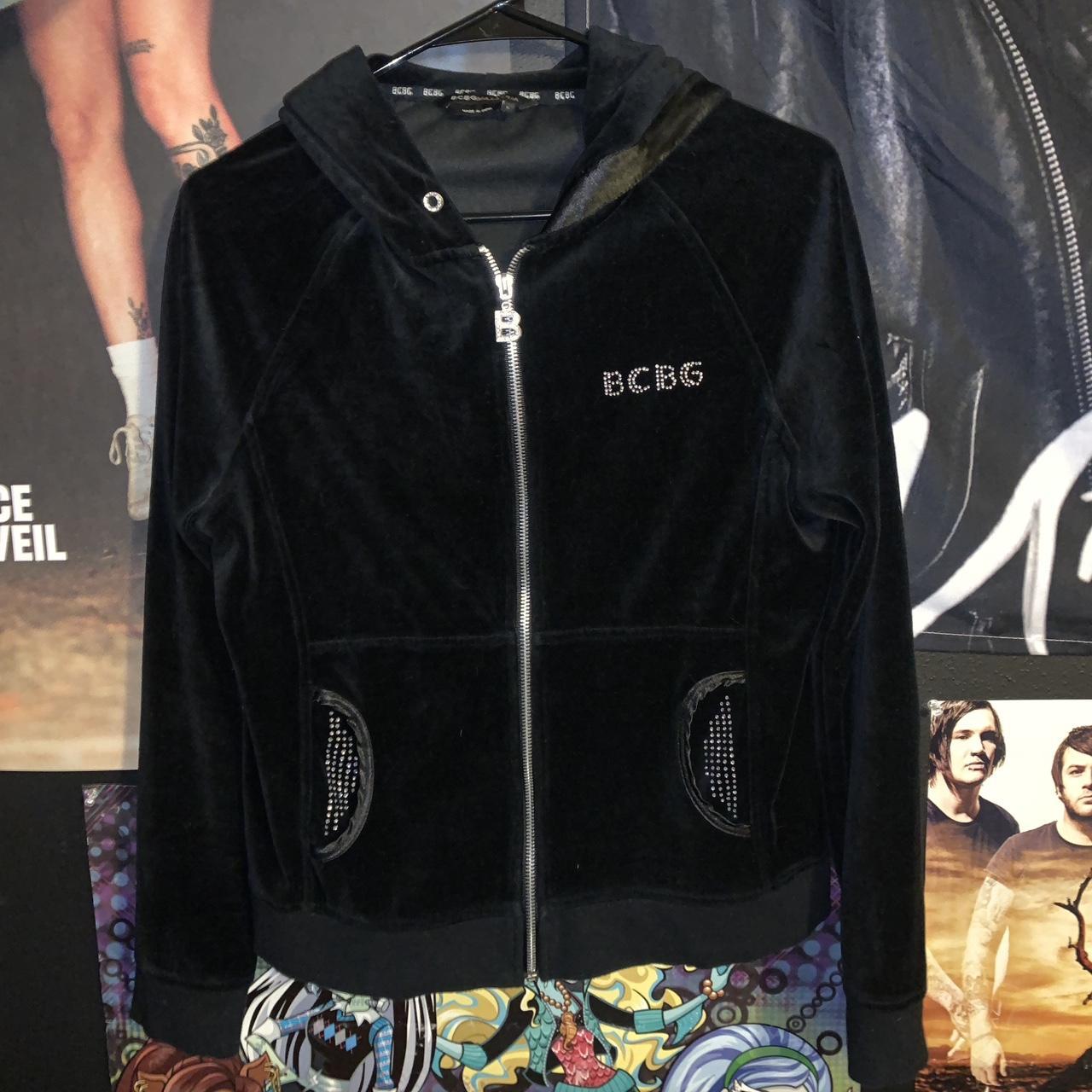 Bcbg velvet outlet jacket