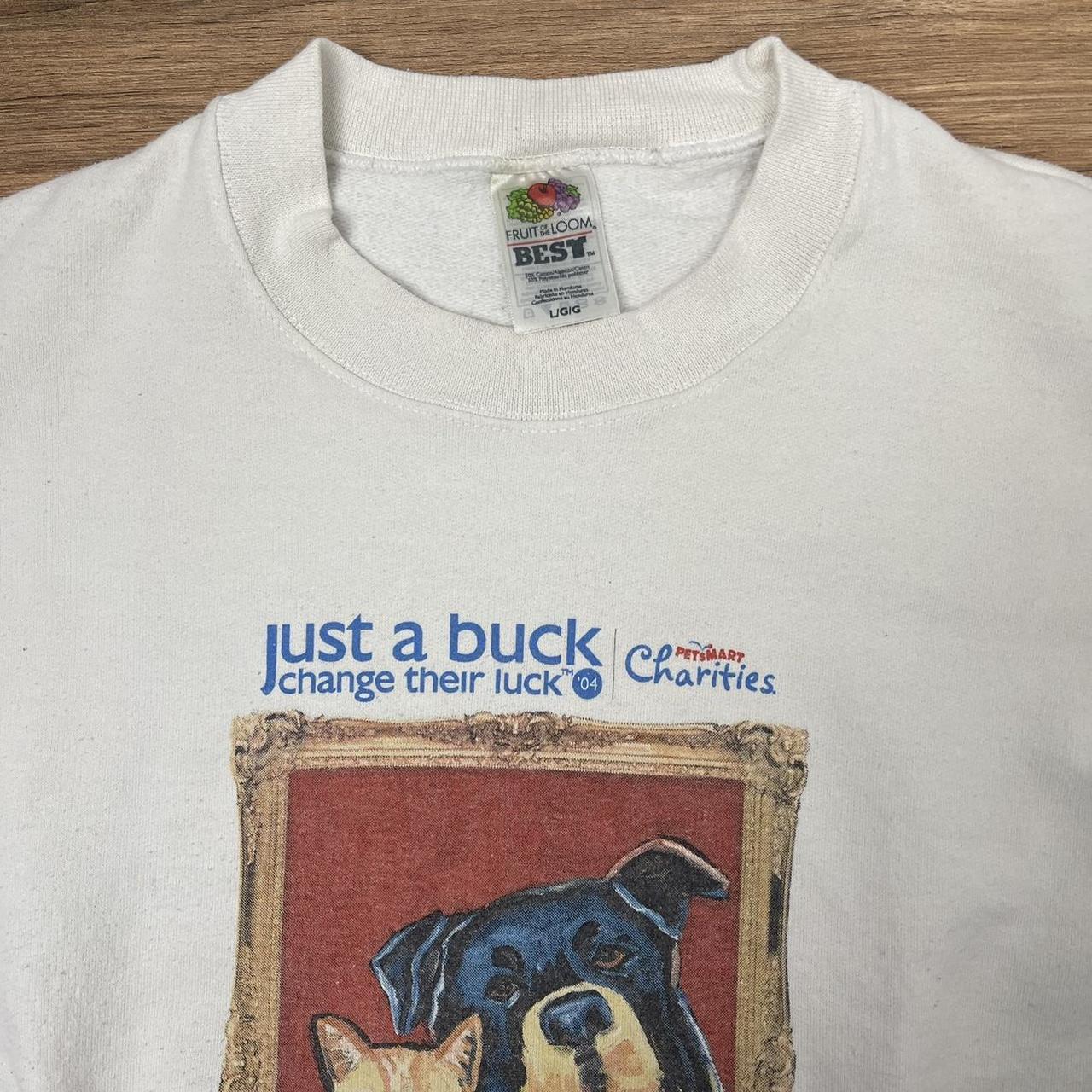 Y2k crewneck sweater petsmart donation graphic... Depop