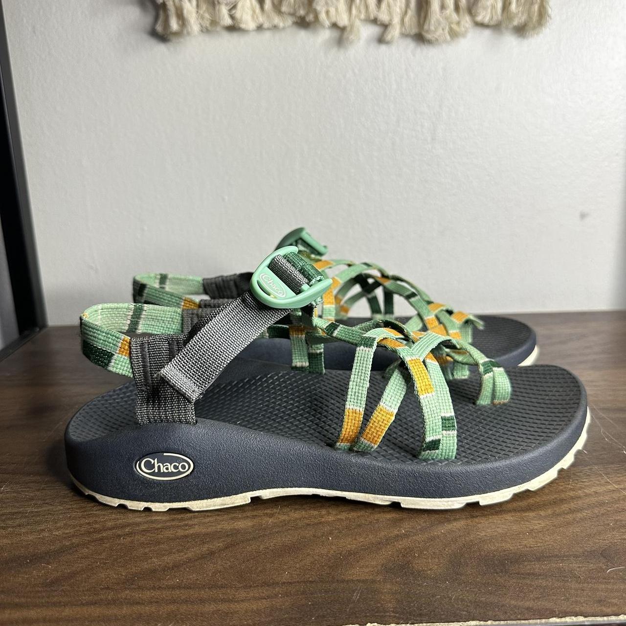 Chaco Zx 2 Classic Green Sandals Sz 9 Womens In Depop