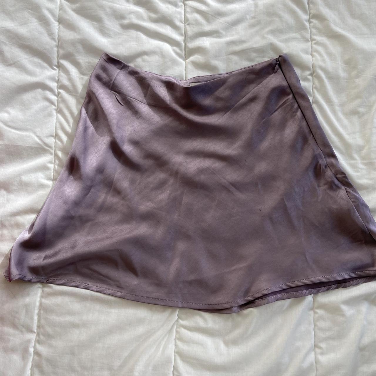 Oak + Fort Women's Purple Skirt | Depop