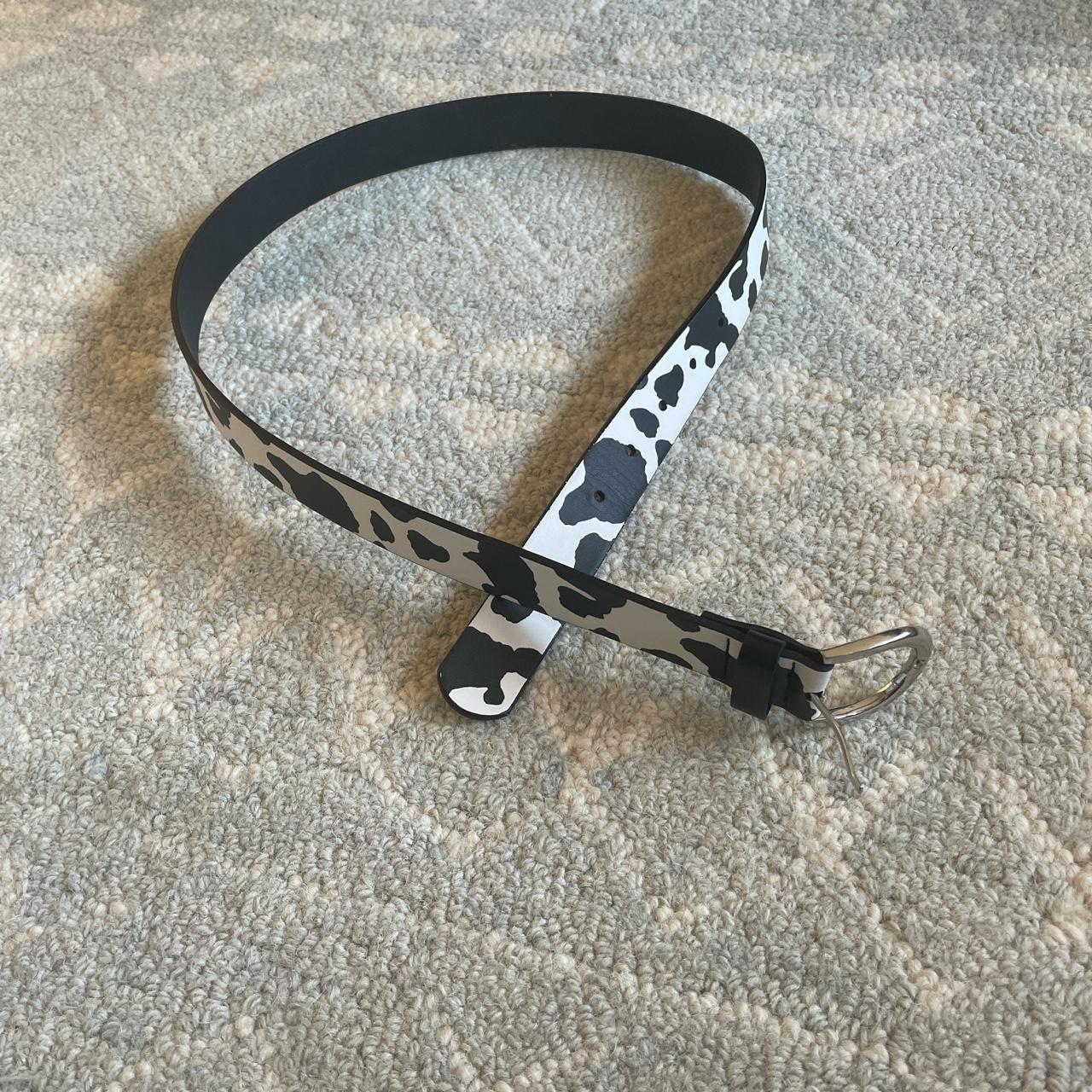 Target Women's White and Black Belt Depop