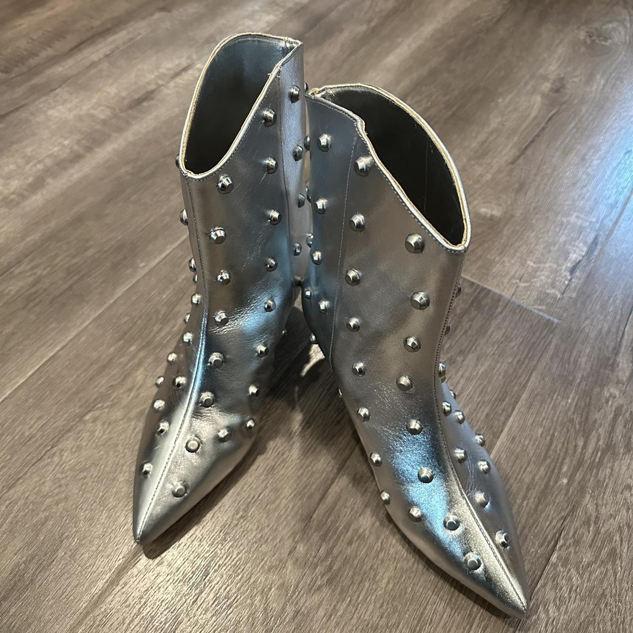 Schutz sales silver boots