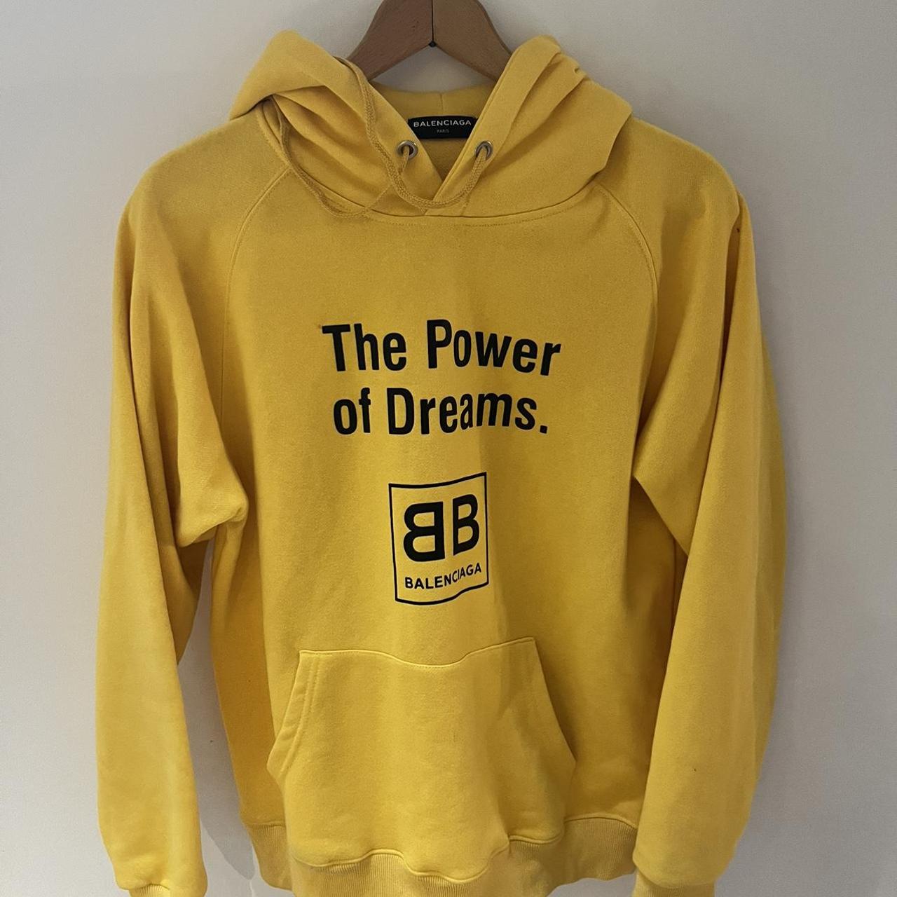 balenciaga sweatshirt mens yellow
