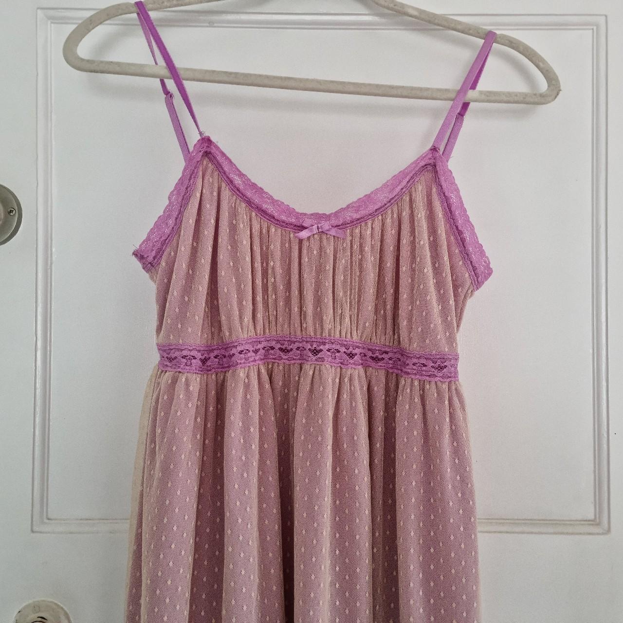 Urban Outfitters baby doll dress in pink and purple.... - Depop