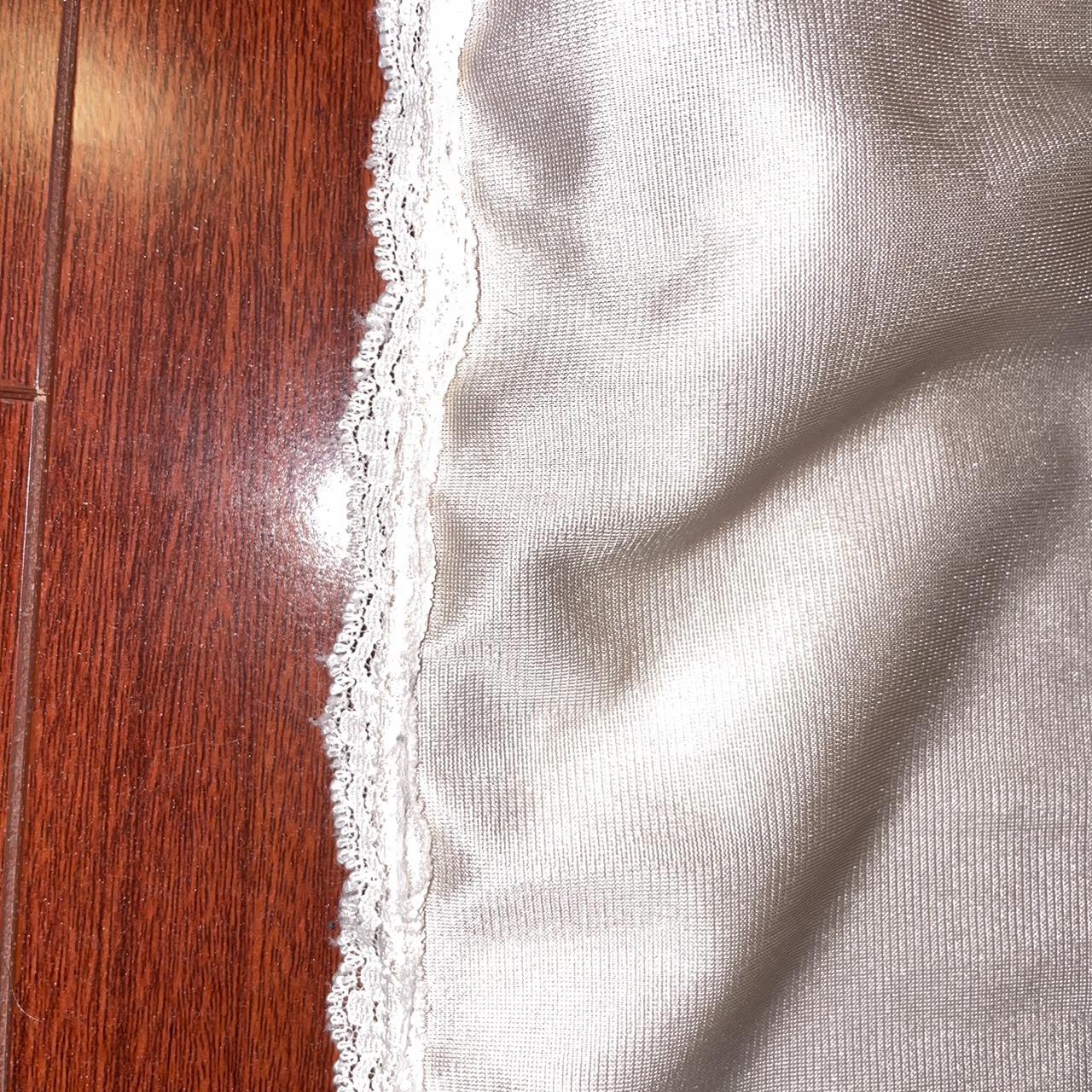 Beautiful silk lace trim skirt!! I love this so much... Depop