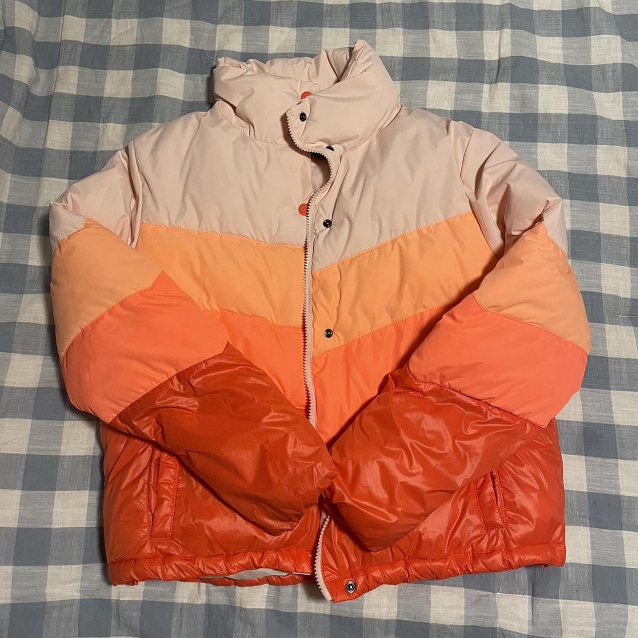 TARGET wild fable orange and pink puffer