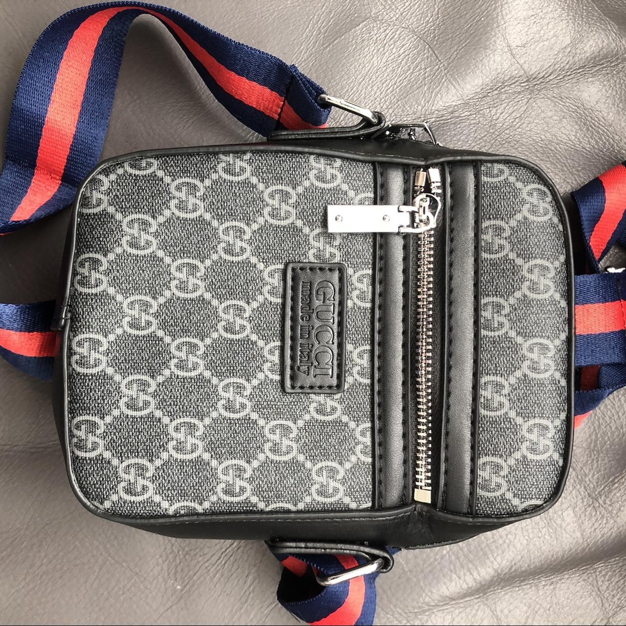 Gucci black gg supreme messenger bag. Comes with... - Depop