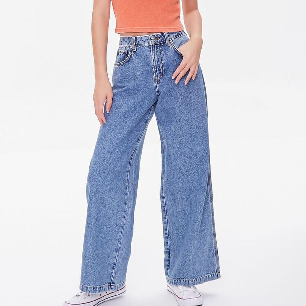 Ladies Jeans Forever 21 Size 30 Jeans Forever21 Wide-Leg High-Rise