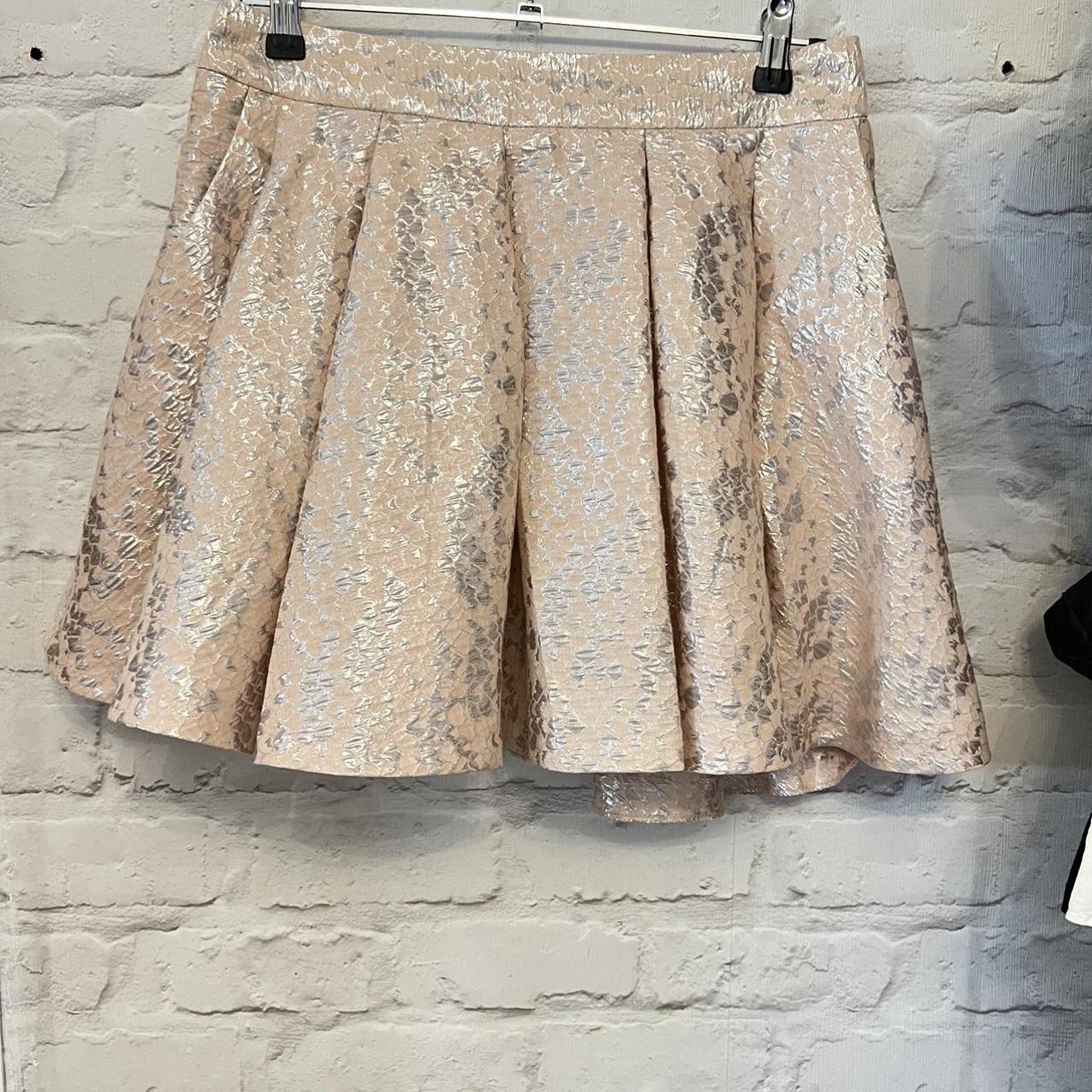 Miss Selfridge Brocade mini skirt with pockets