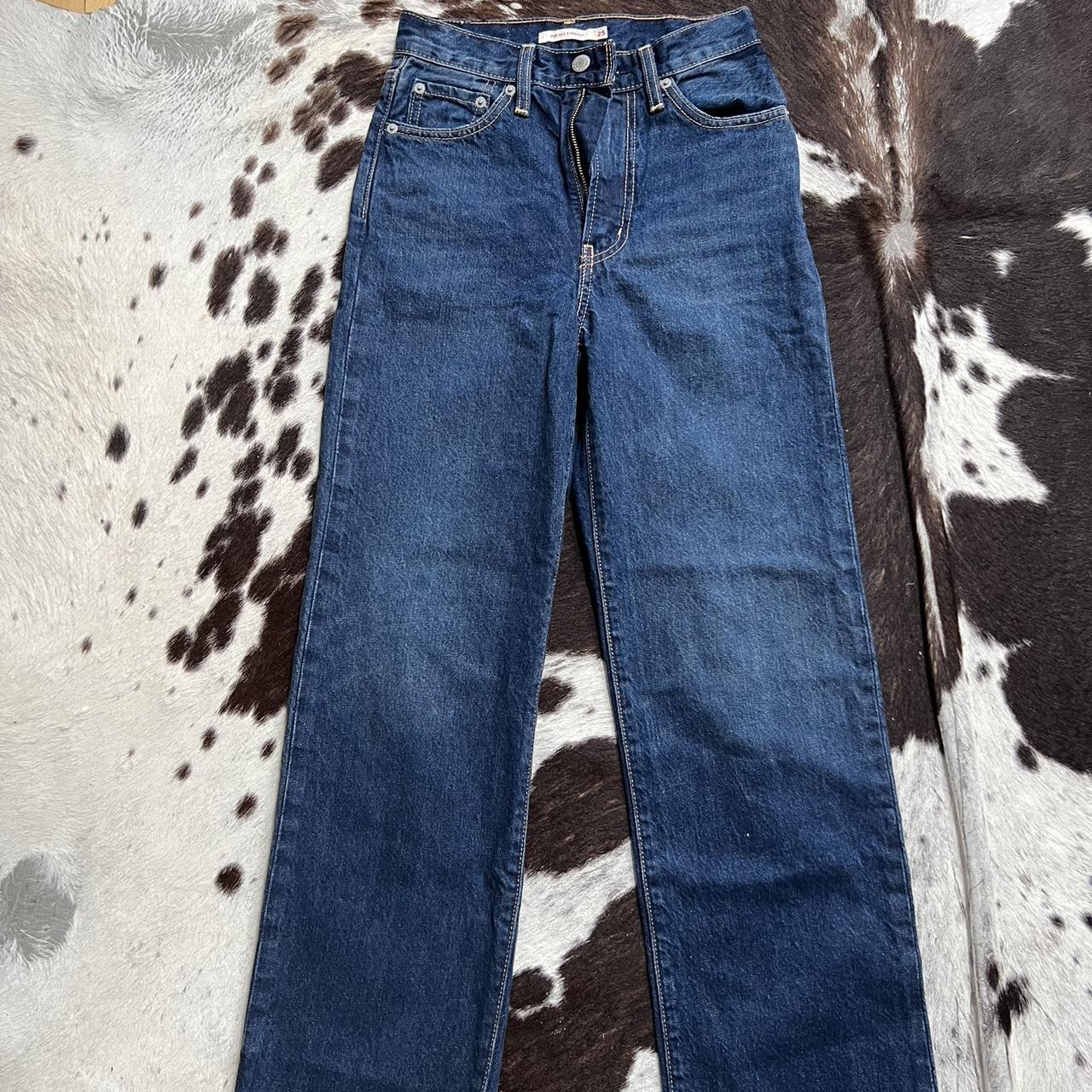 Rib cage straight Levi jeans! Never worn gifted to... - Depop