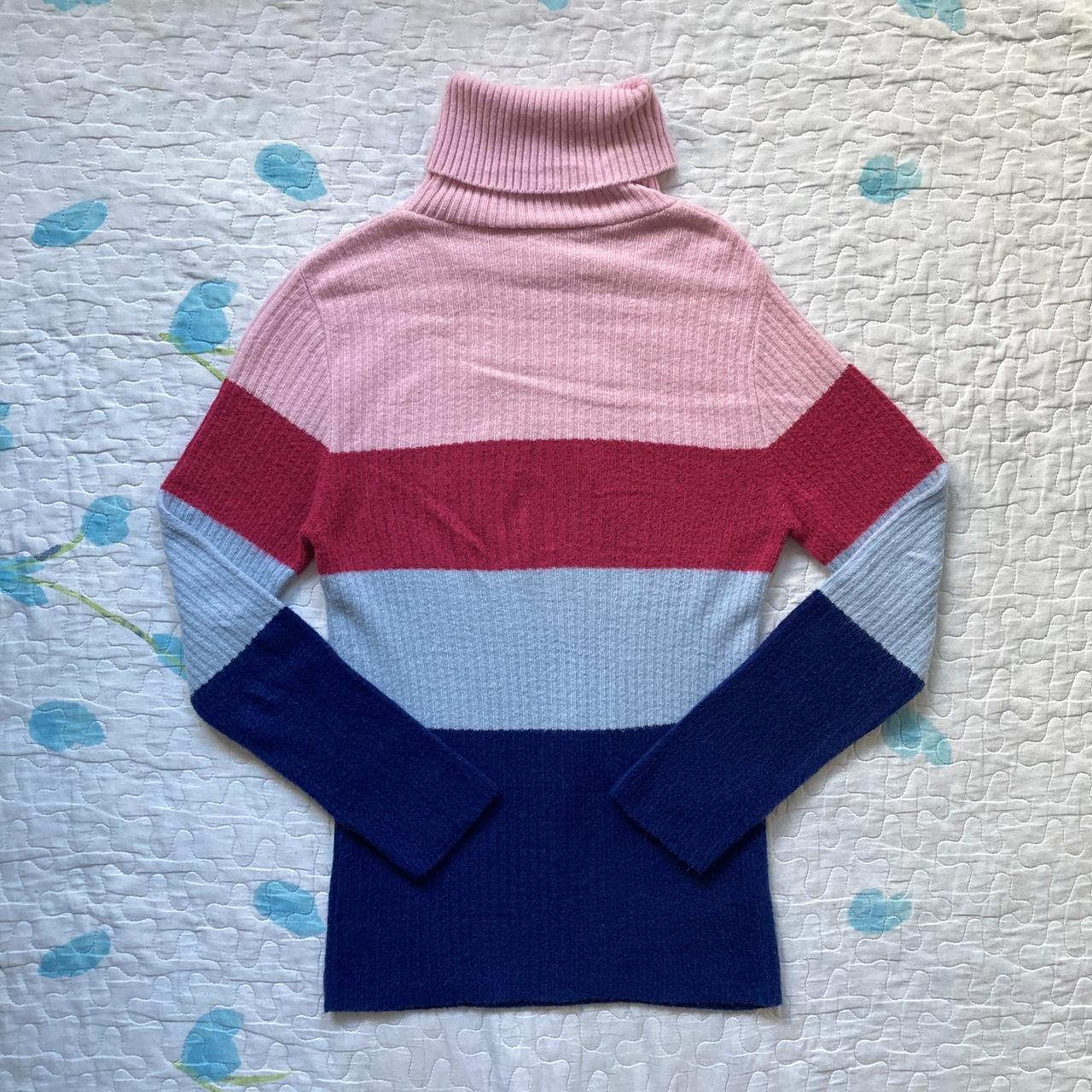 American Vintage Women's hotsell Pink and Blue Jumper