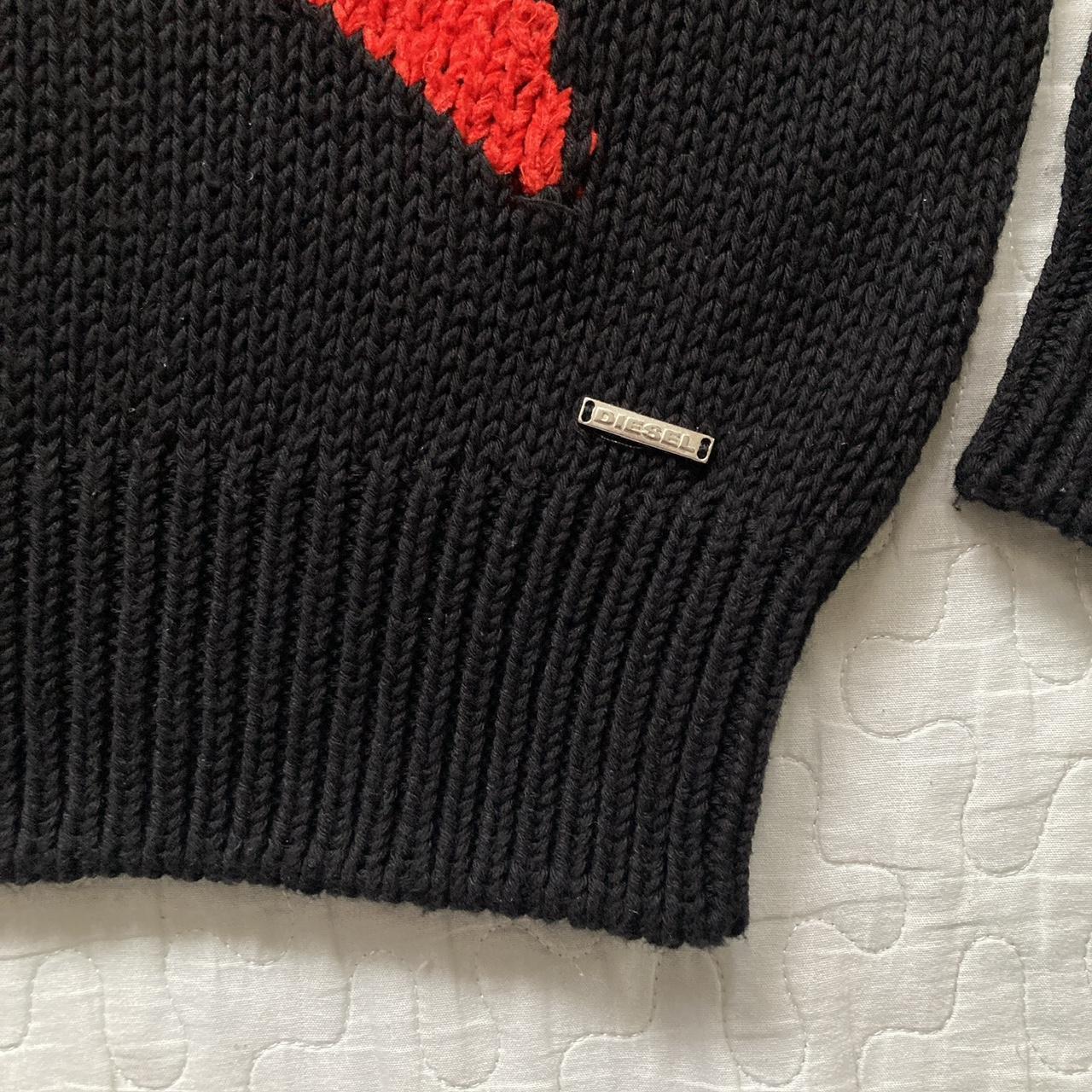 insane archival knit star sweater by Diesel ⭐️ size... - Depop