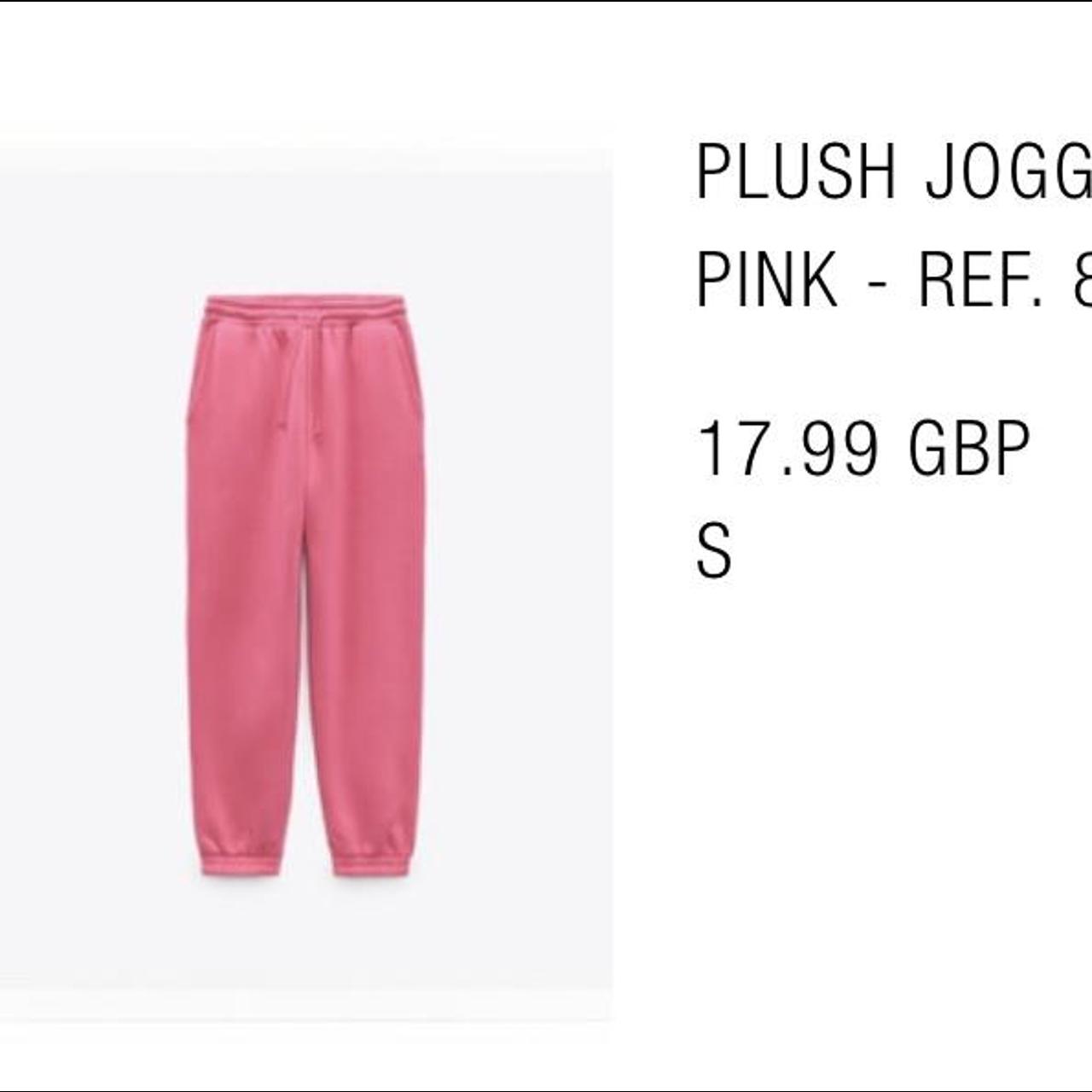 Zara store pink joggers