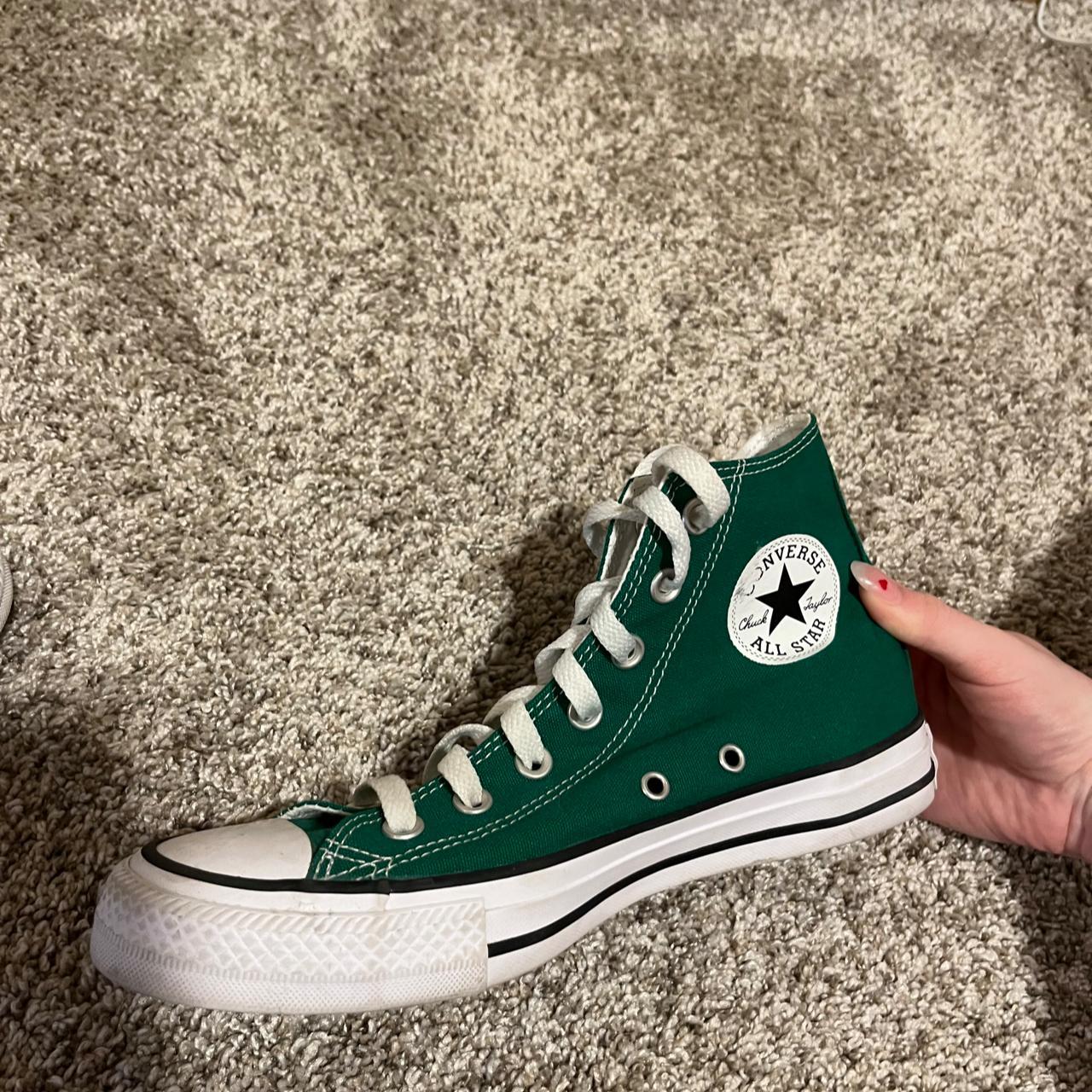 Converse Men's Green Footwear | Depop