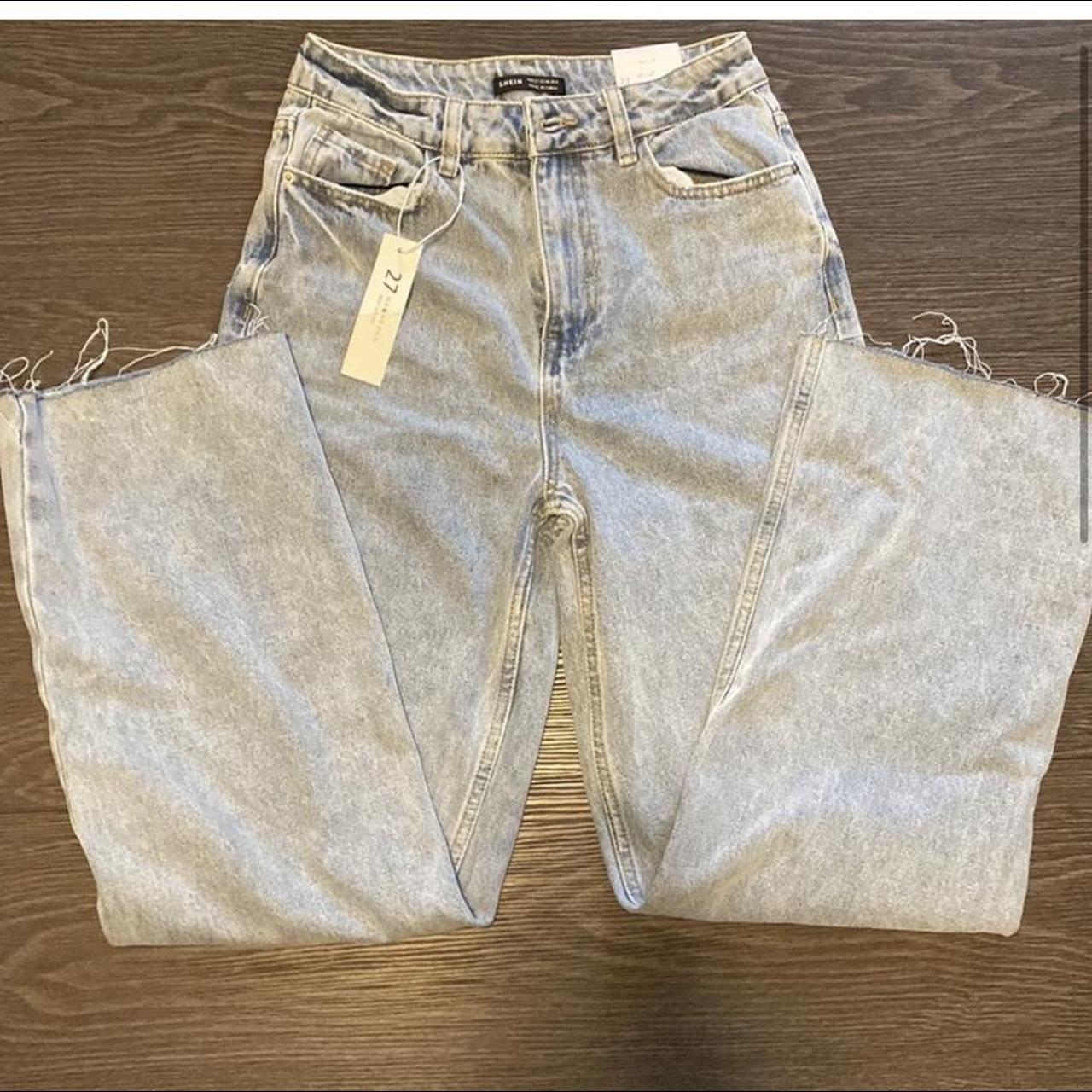 NWT High Waisted Straight/Wide Leg Jeans NWT from... - Depop