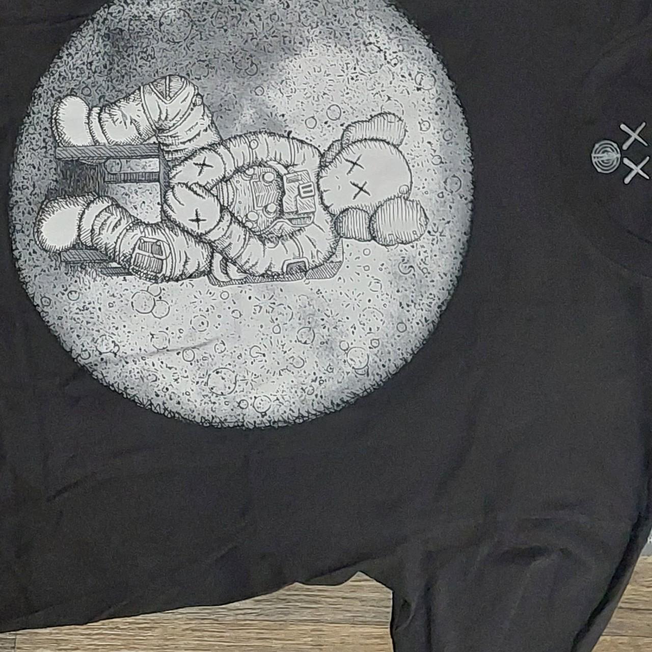 Kaws for Kid Cudi Moon Man Tee Vintage Black