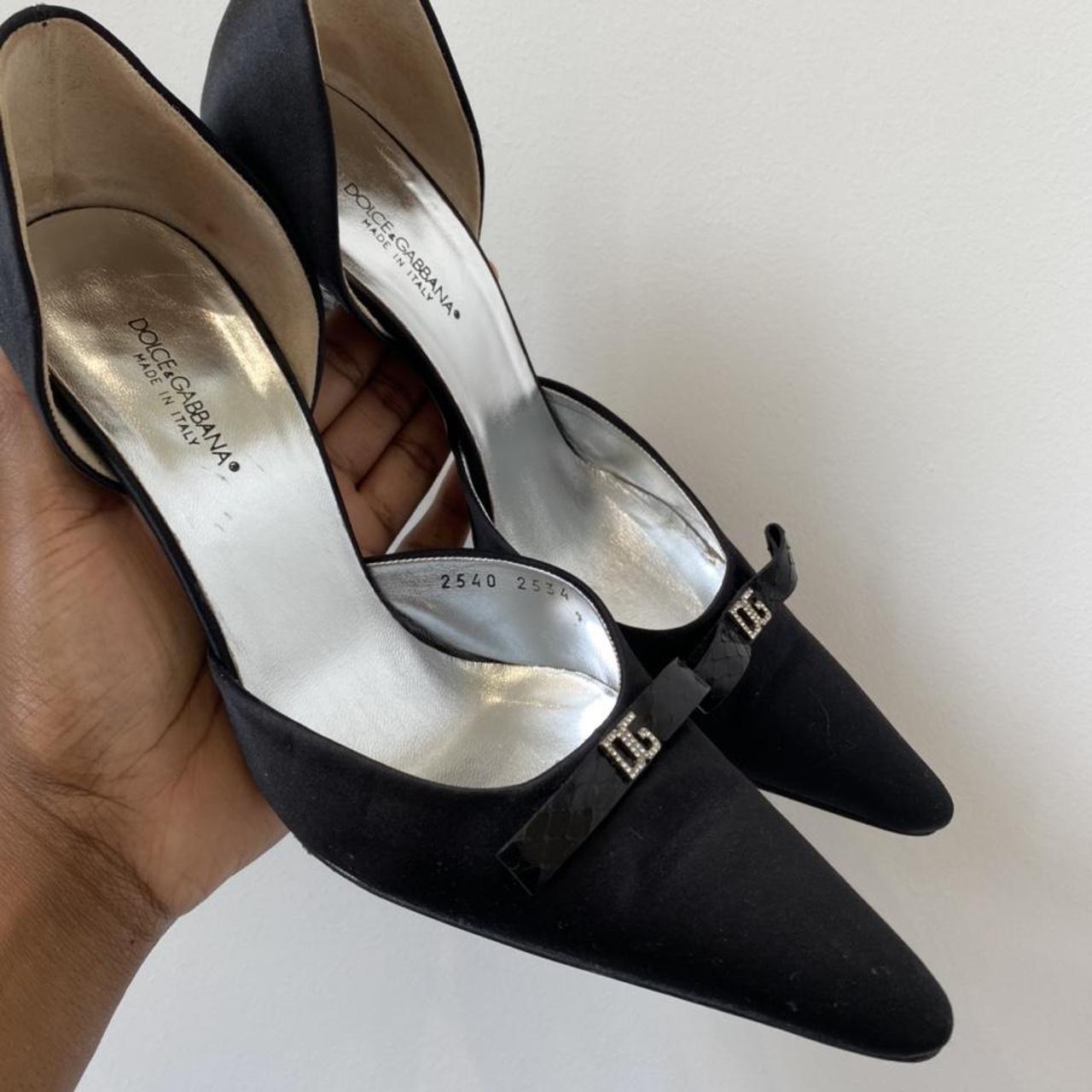 Dolce and store gabbana black heels