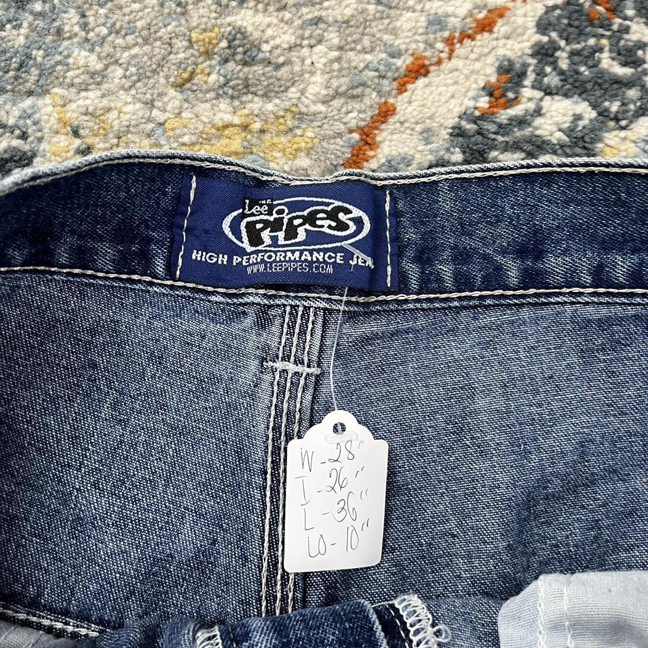 Vintage Y2K Lee Pipe Jeans W28 I26 - Depop